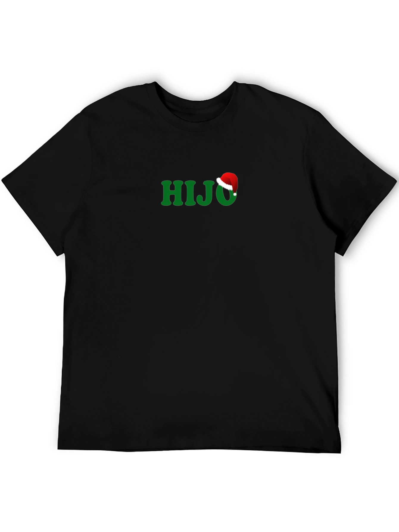 Holiday Hijo Christmas Santa Hat Graphic T-Shirt