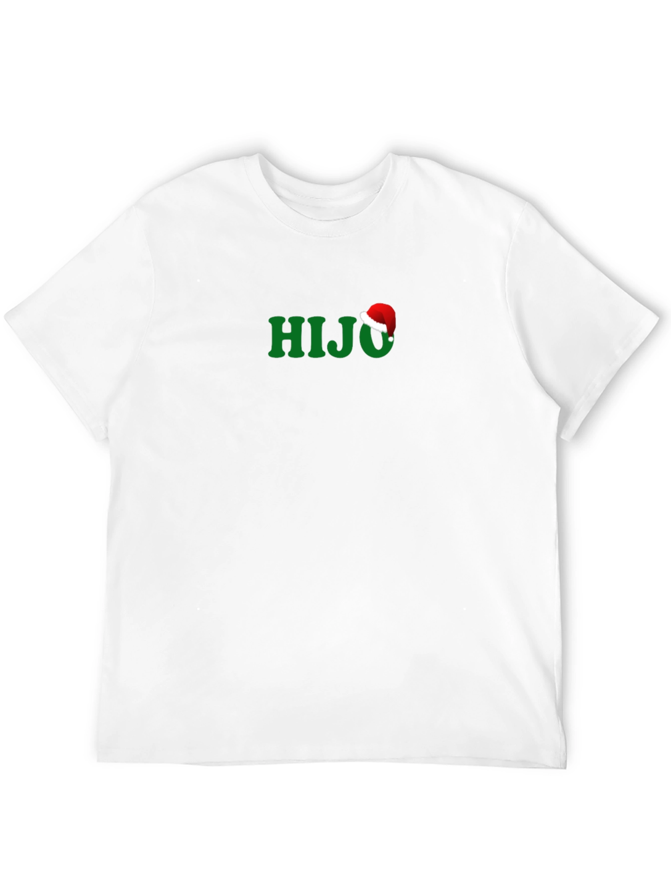 Holiday Hijo Christmas Santa Hat Graphic T-Shirt