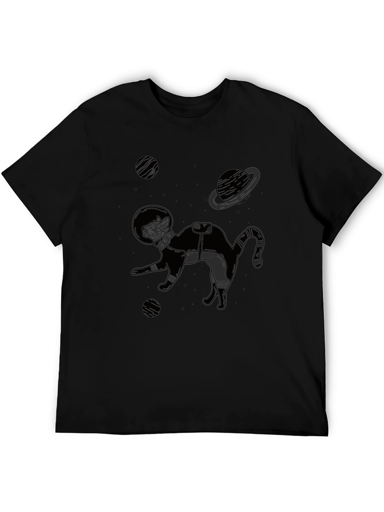 Cat Astronaut T-Shirt - Space Explorer Tee