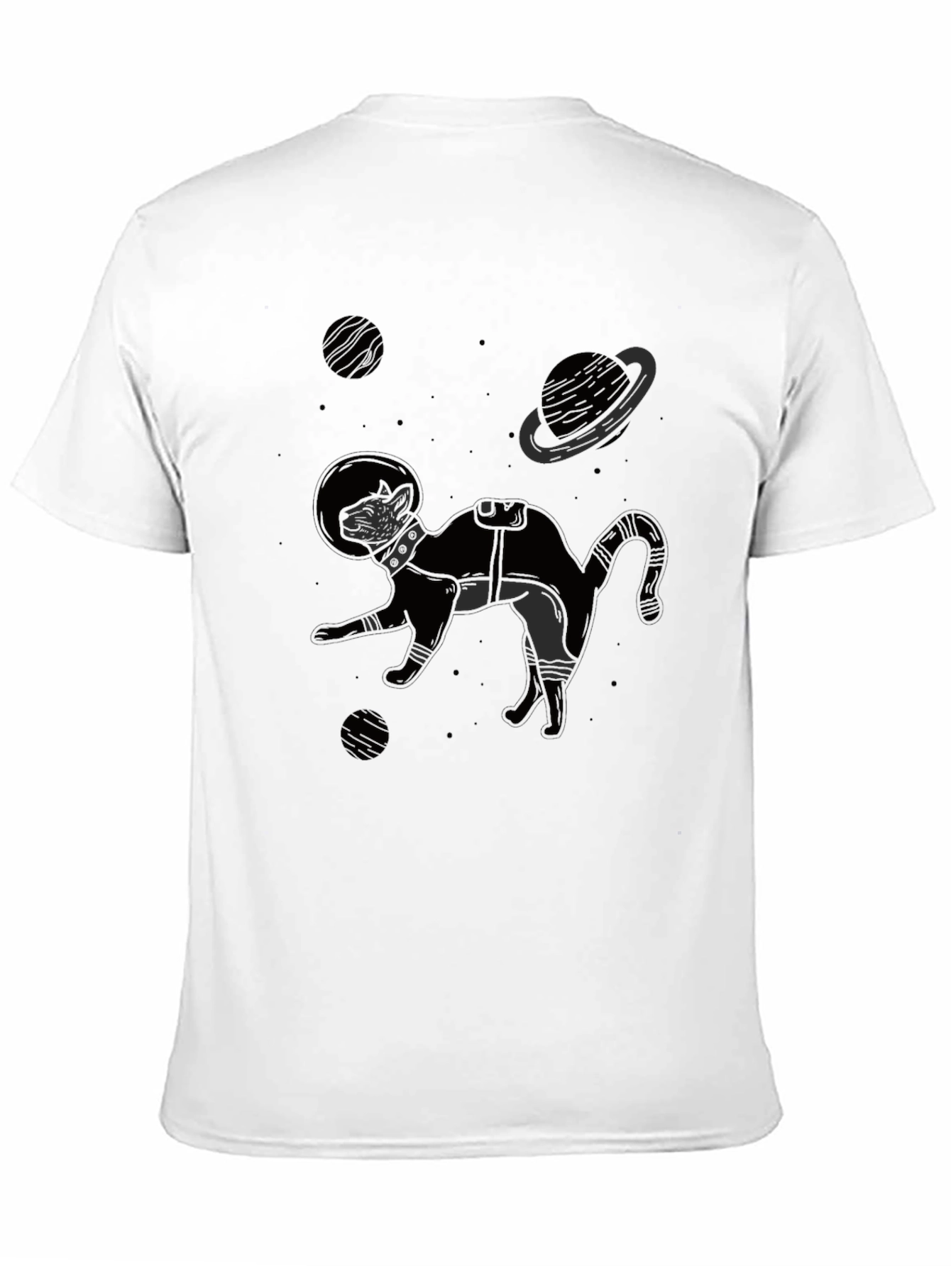 Cat Astronaut T-Shirt - Space Explorer Tee