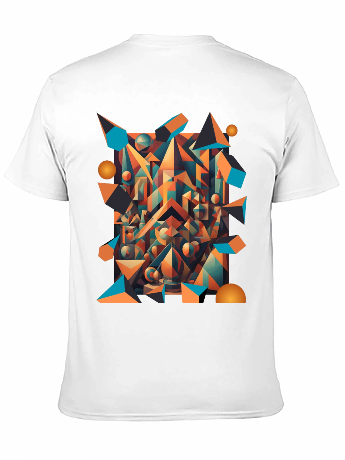 Abstract Geometric T-Shirt - Modern Art Wear
