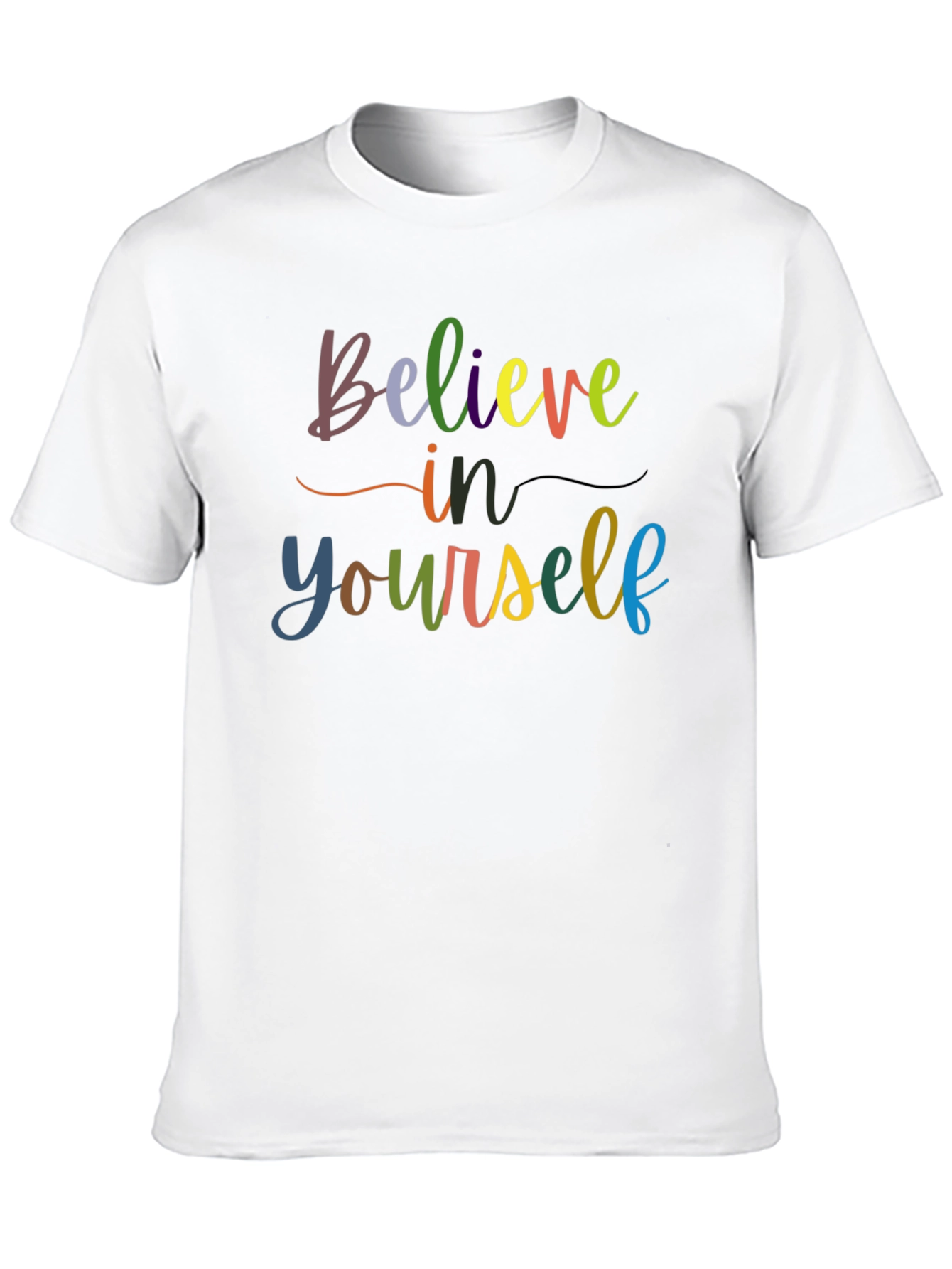 Believe in Yourself Graphic Tee - Black