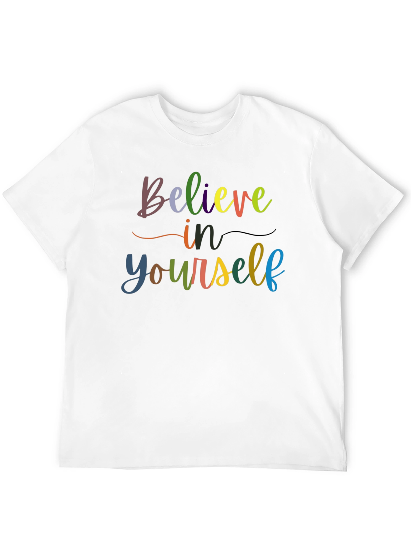 Believe in Yourself Graphic Tee - Black