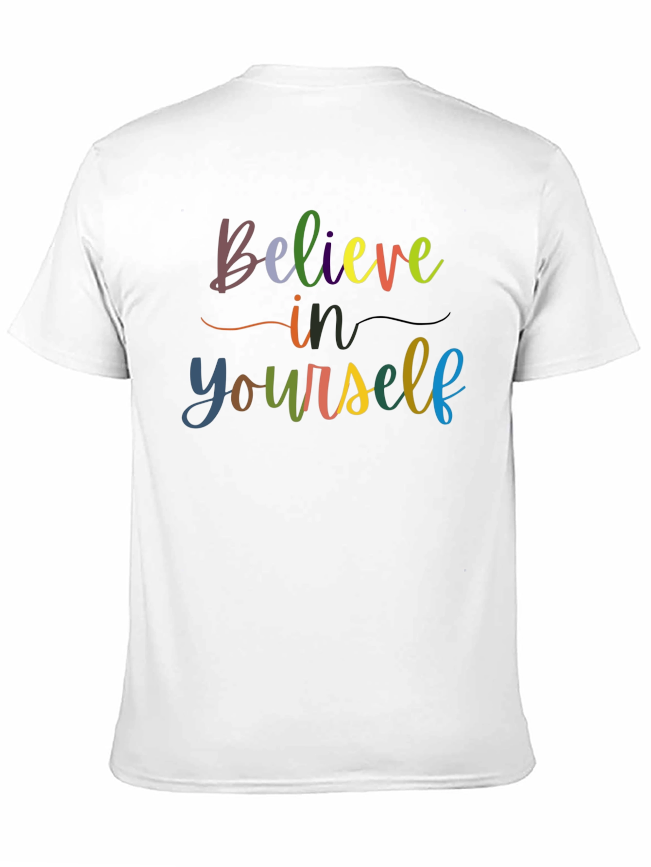Believe in Yourself Graphic Tee - Black