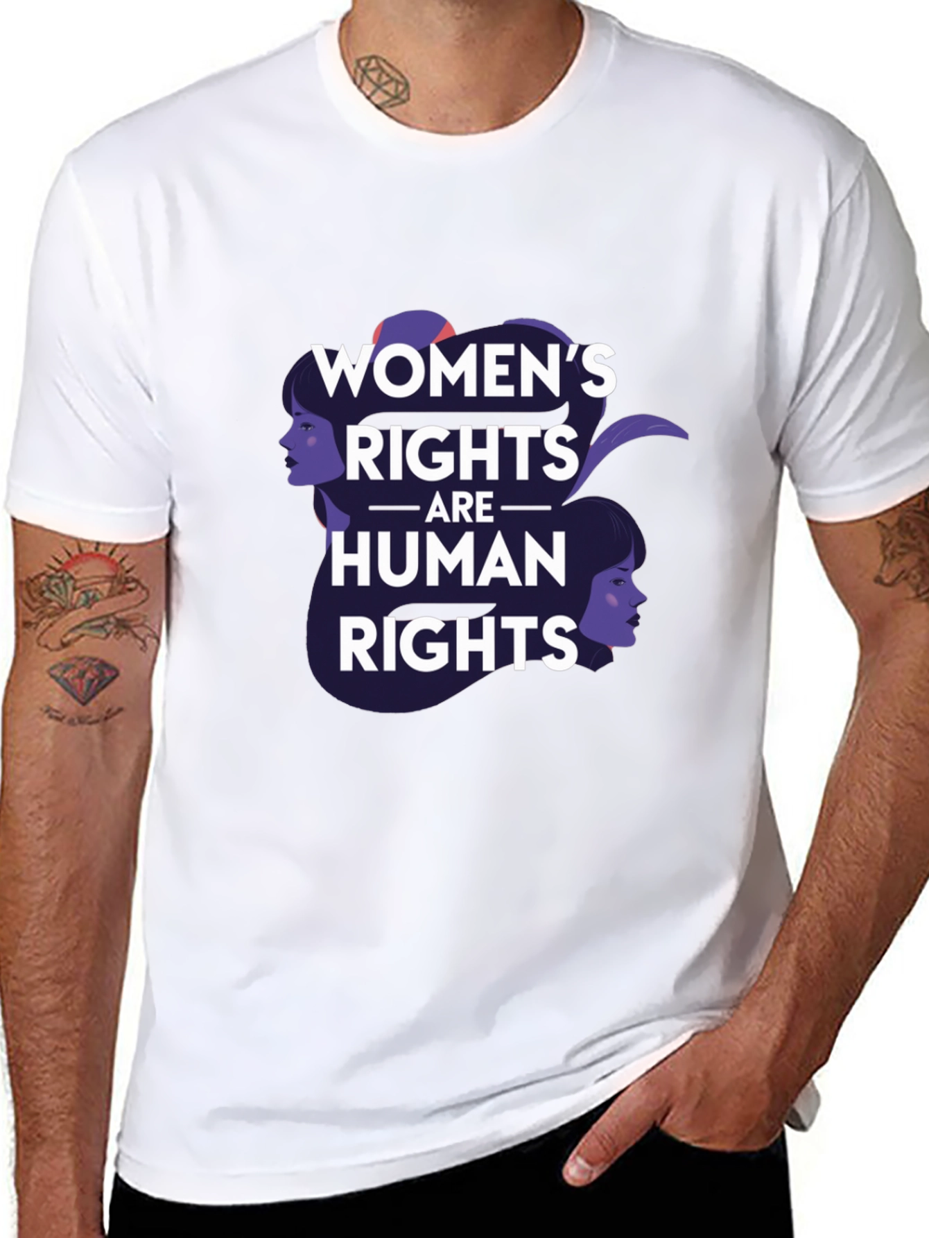 Womens Rights Are Human Rights Graphic Tee