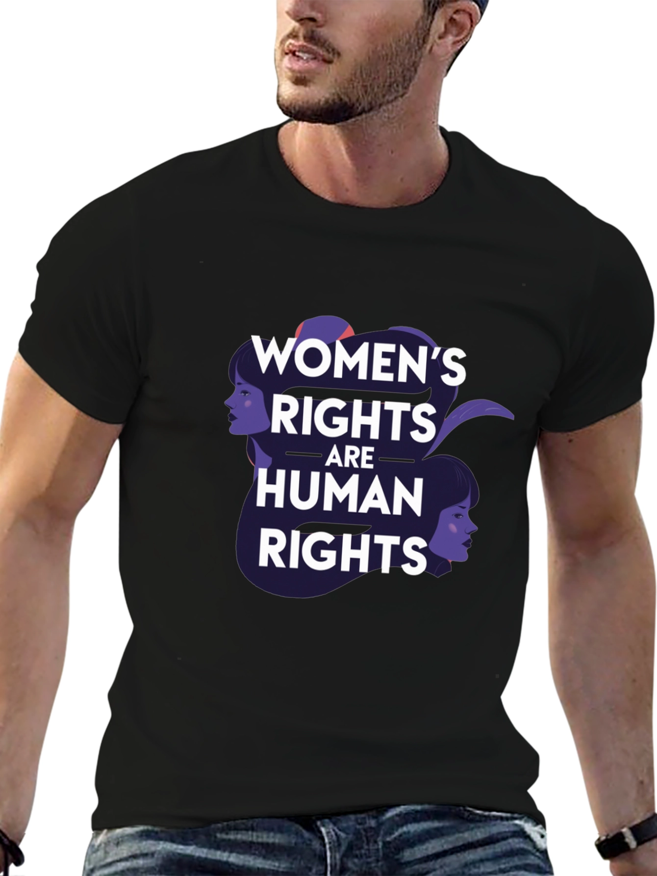 Womens Rights Are Human Rights Graphic Tee