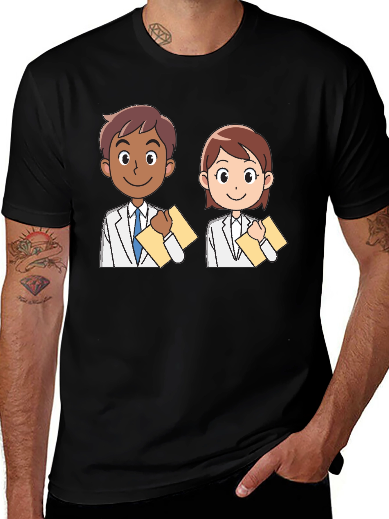 Doctors Cartoon Graphic T-Shirt