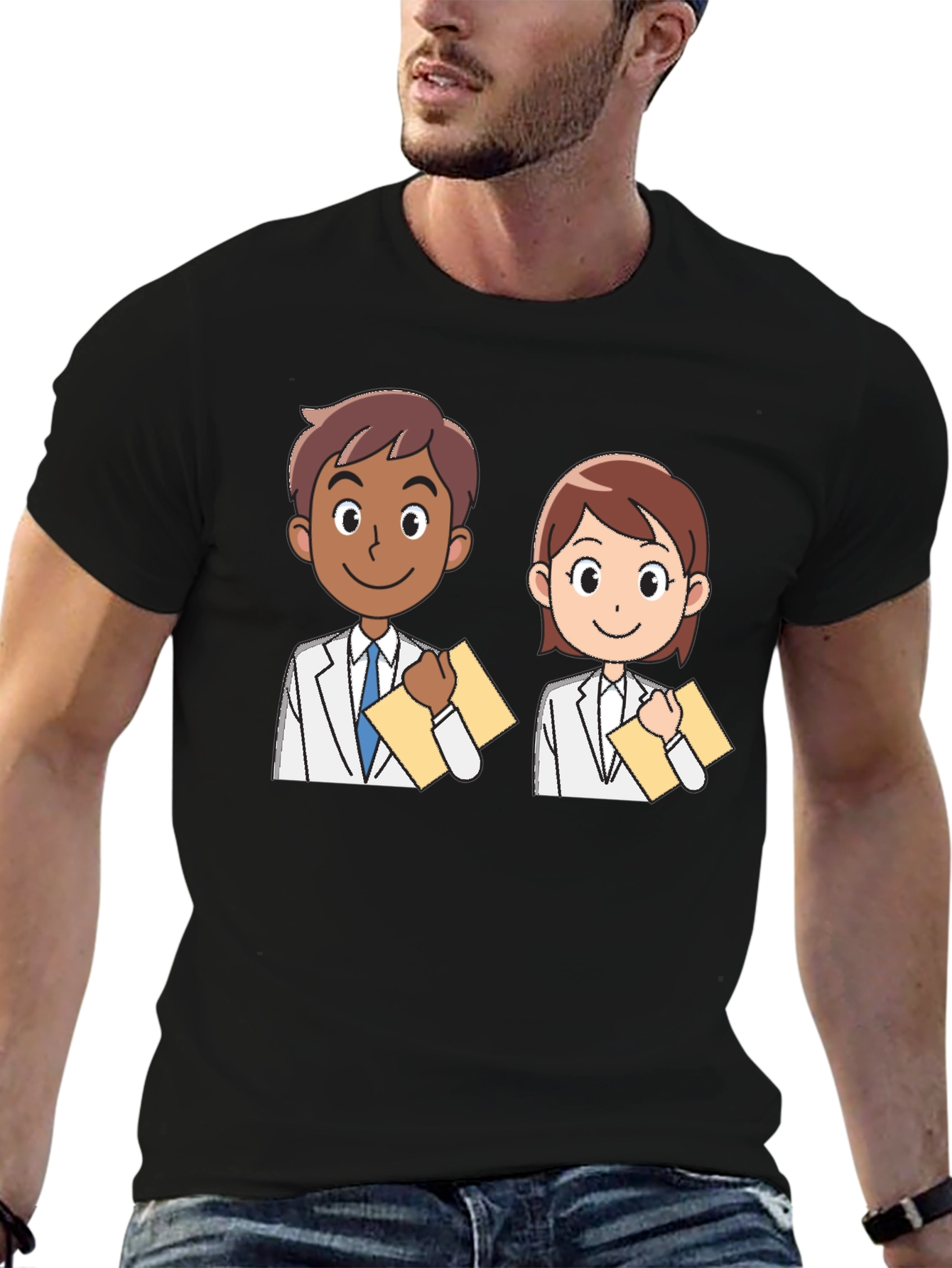 Doctors Cartoon Graphic T-Shirt