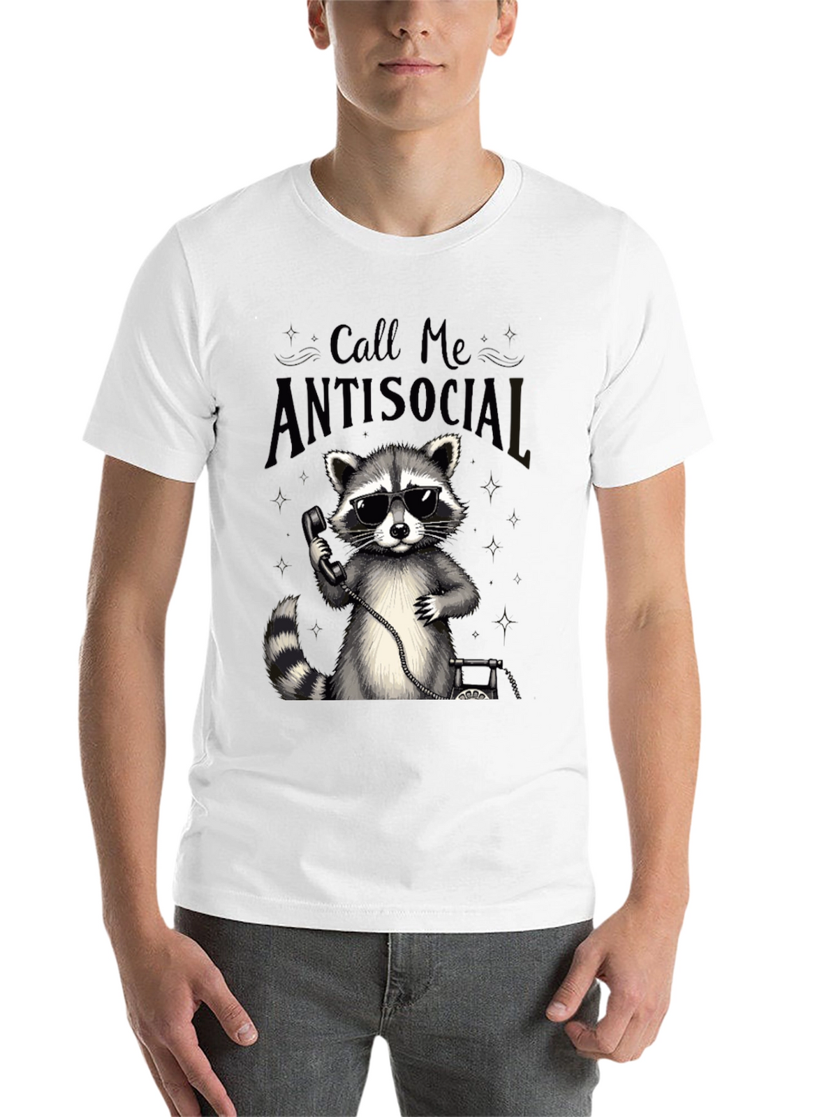 Antisocial Raccoon Graphic Tee
