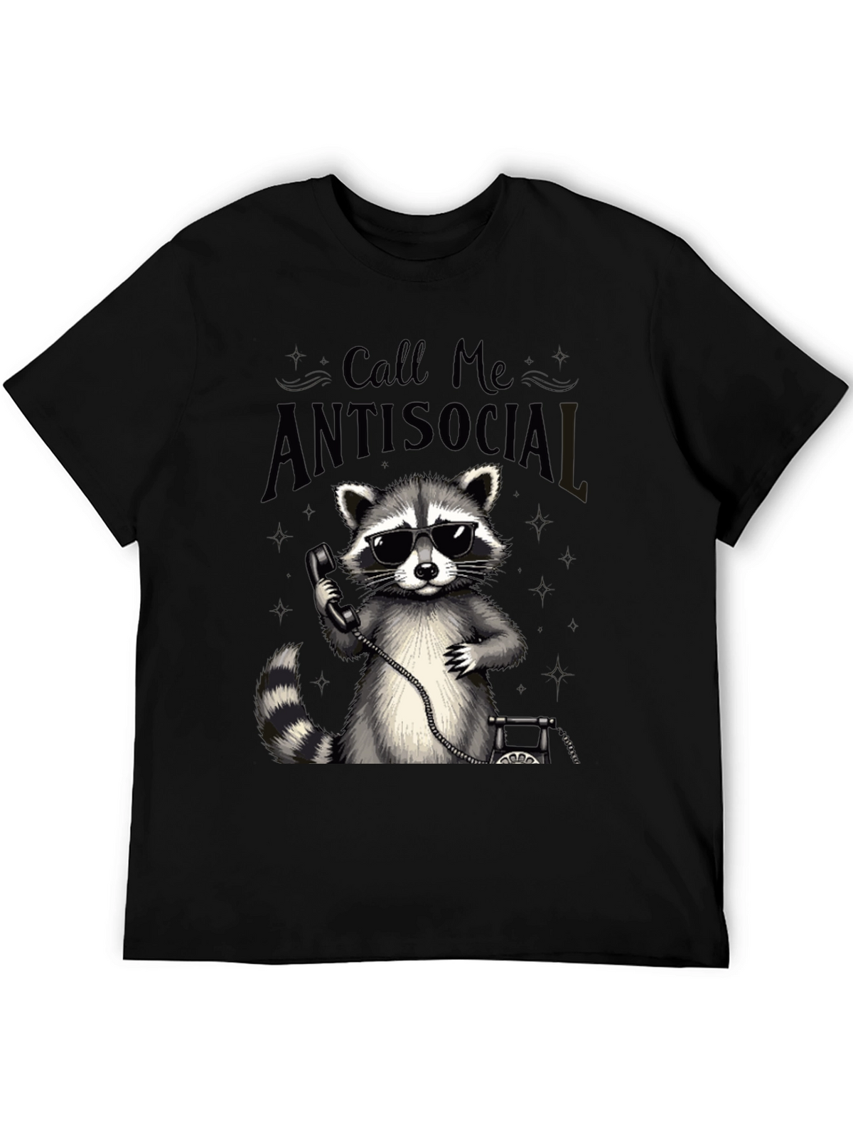 Antisocial Raccoon Graphic Tee