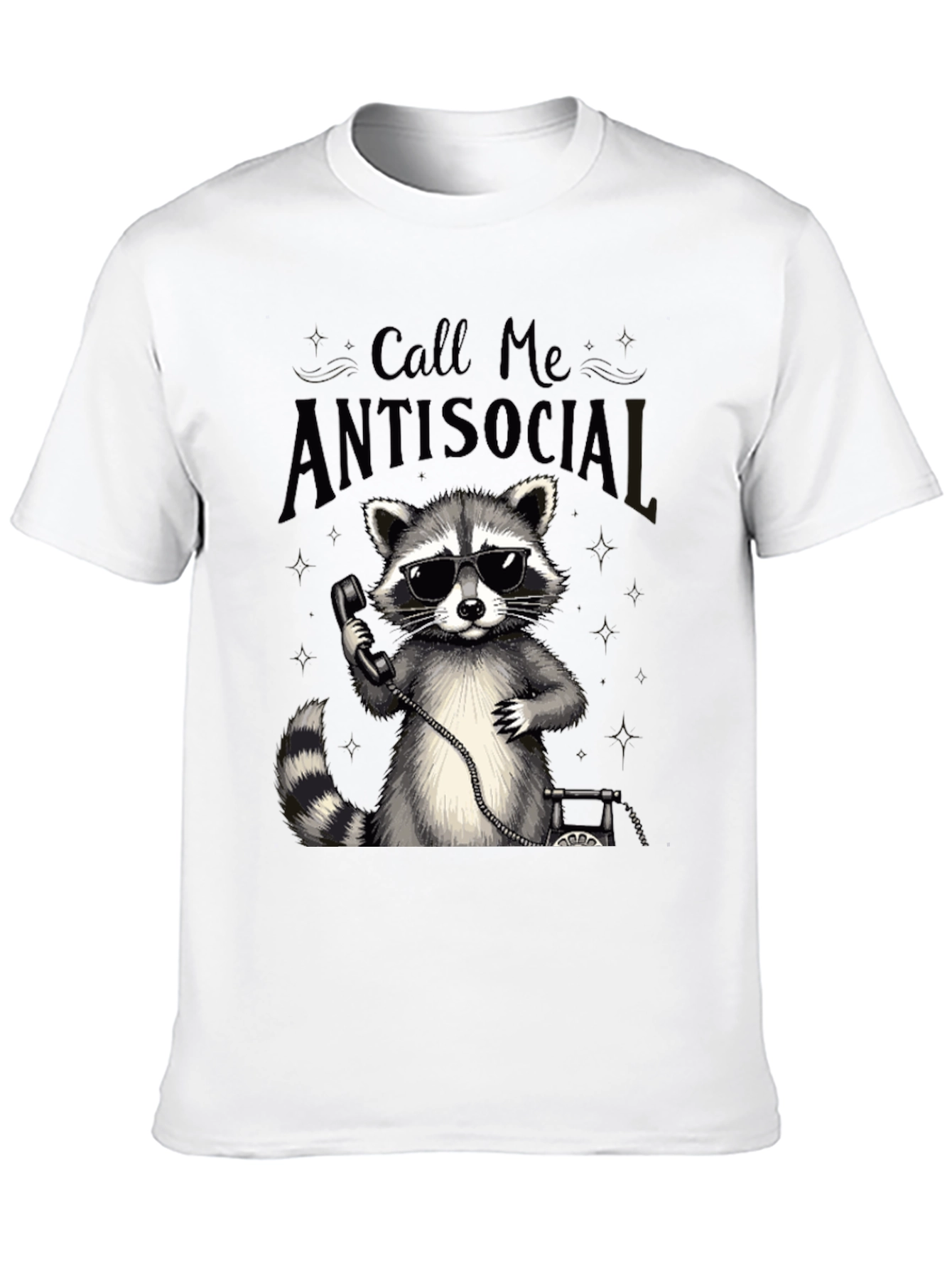 Antisocial Raccoon Graphic Tee