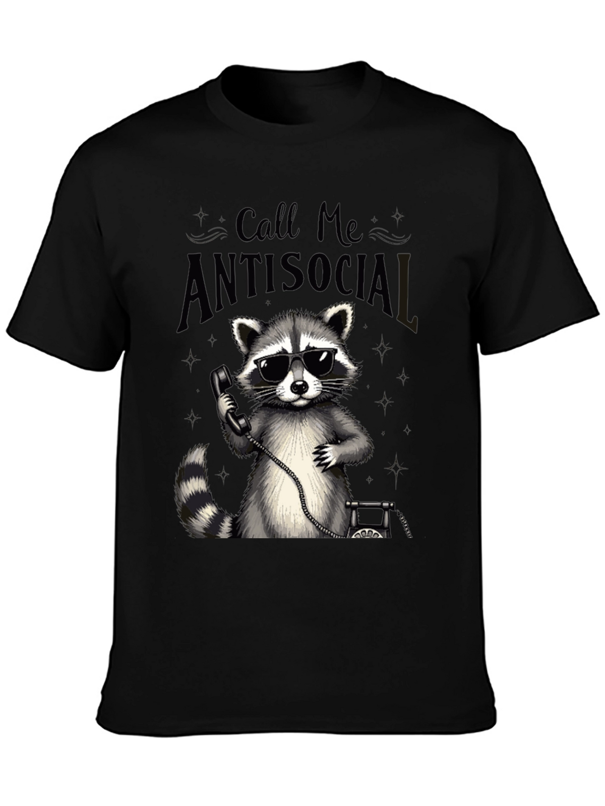 Antisocial Raccoon Graphic Tee