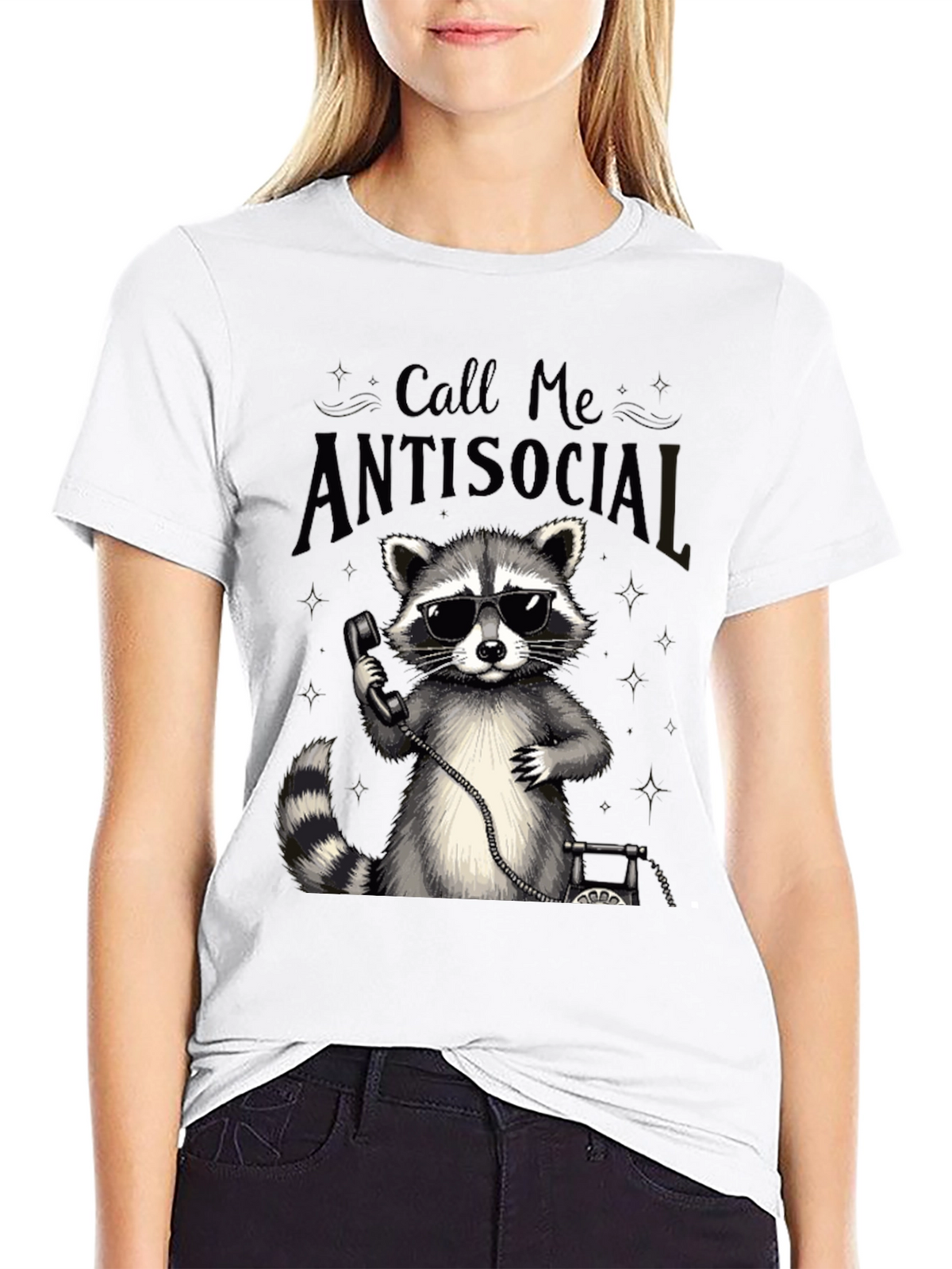 Antisocial Raccoon Graphic Tee
