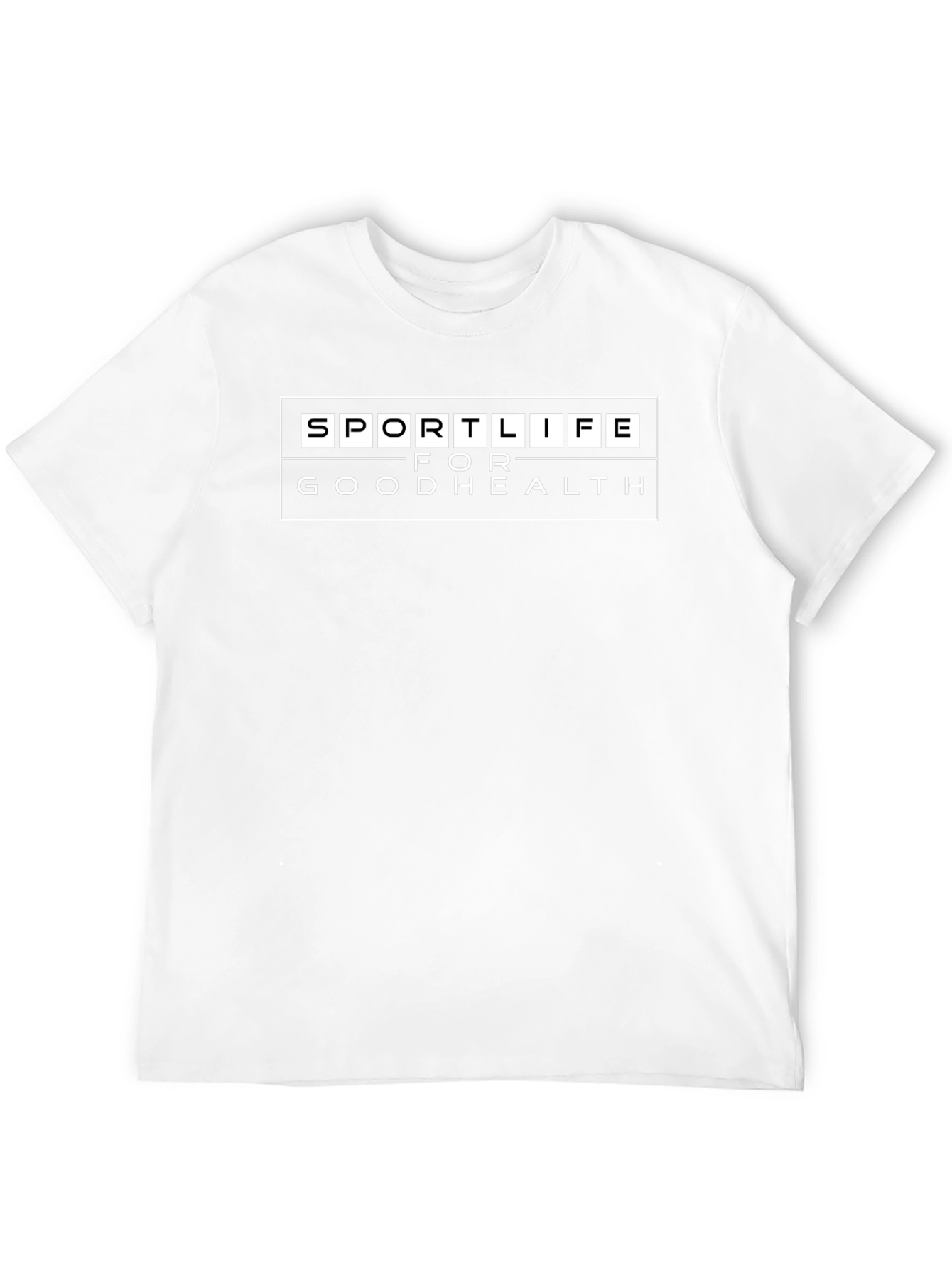 Sportlife T-Shirt - Good Health Black Tee