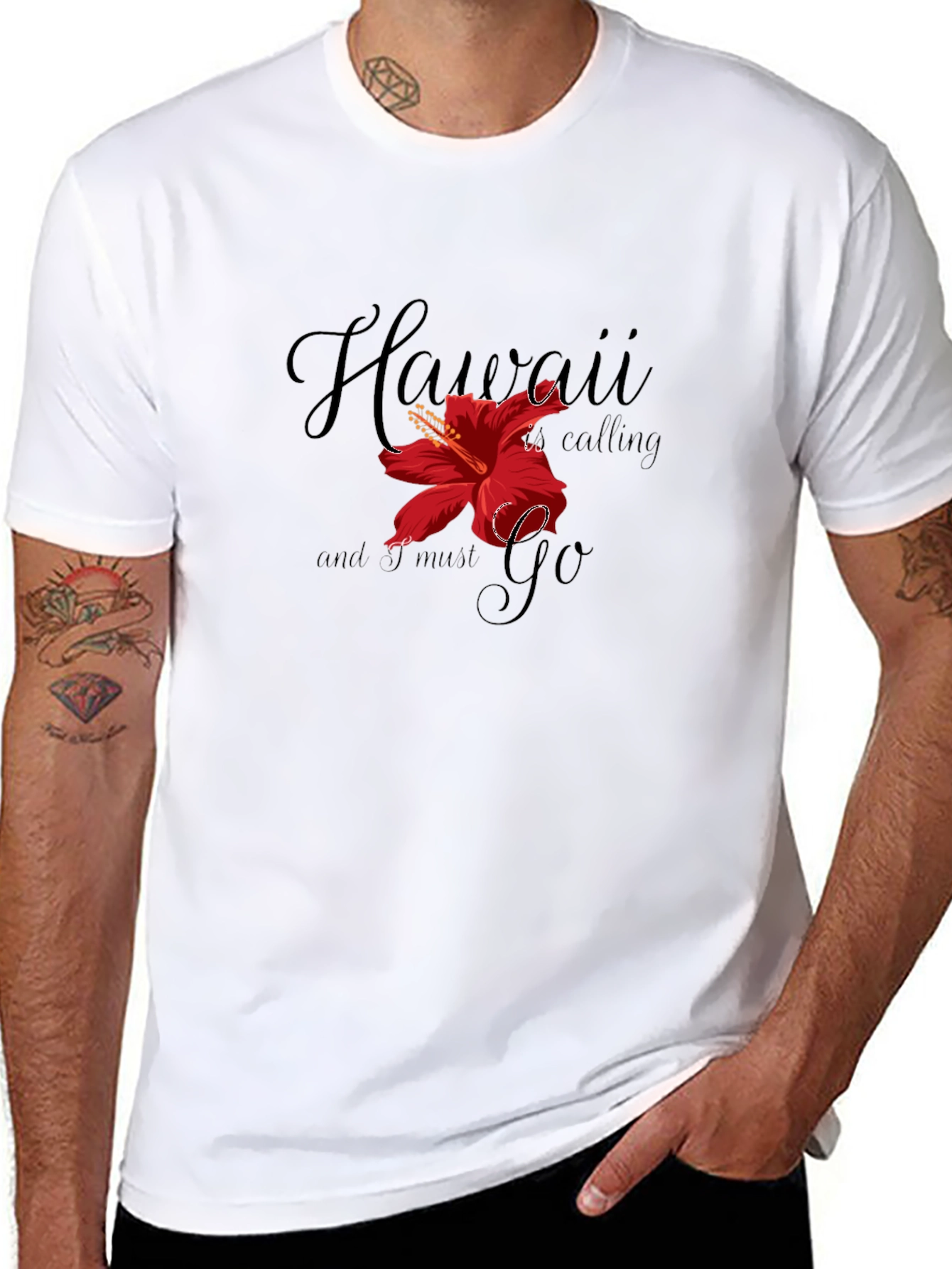 Hawaii Calling Graphic Tee - Island Style T-Shirt