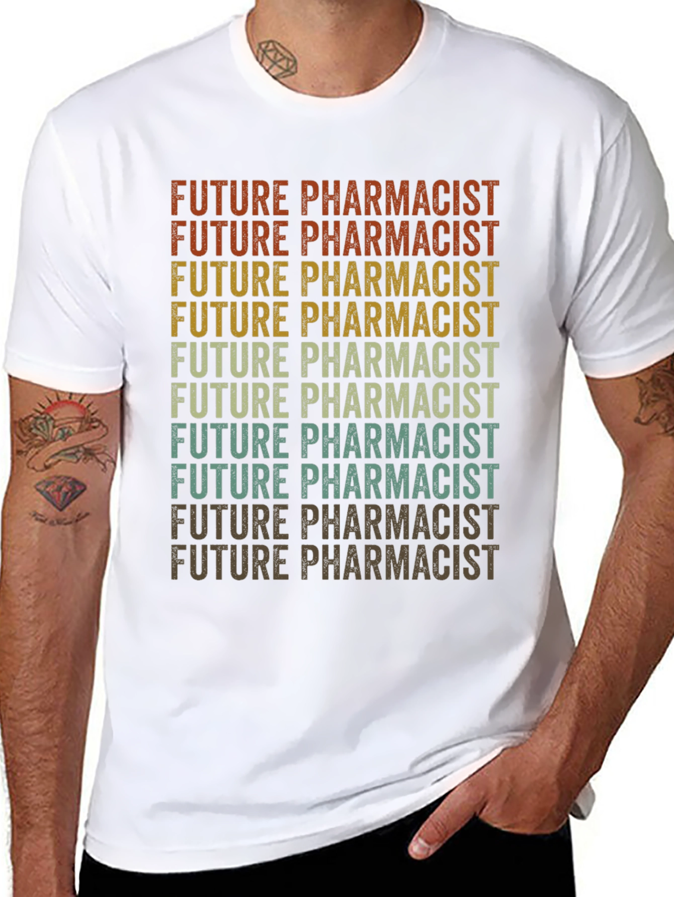 Future Pharmacist Retro T-Shirt