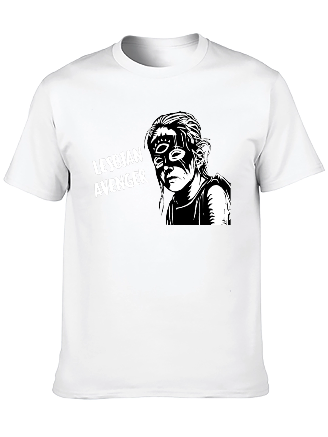 Lesbian Avenger Graphic Tee - Unisex Black Shirt