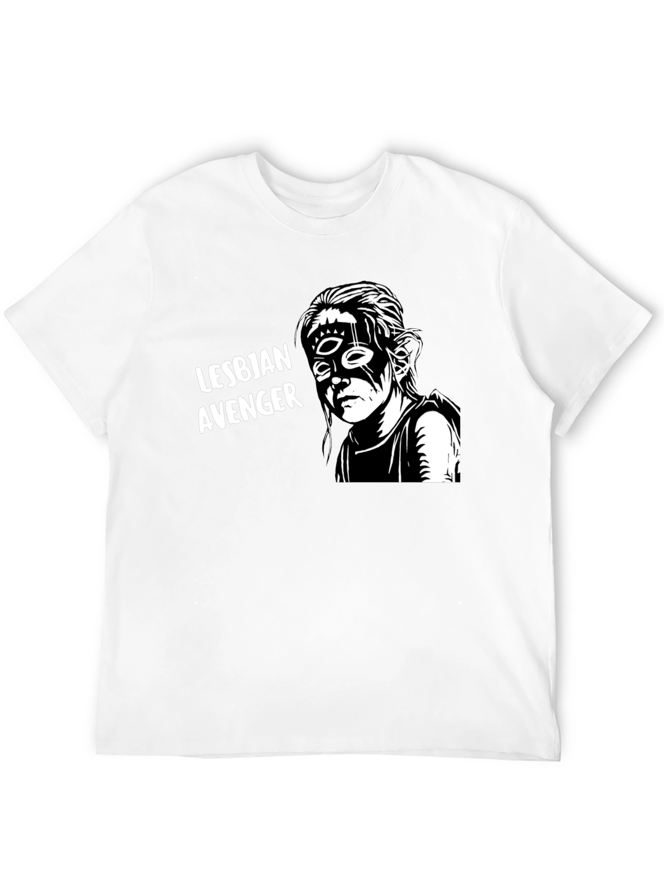 Lesbian Avenger Graphic Tee - Unisex Black Shirt
