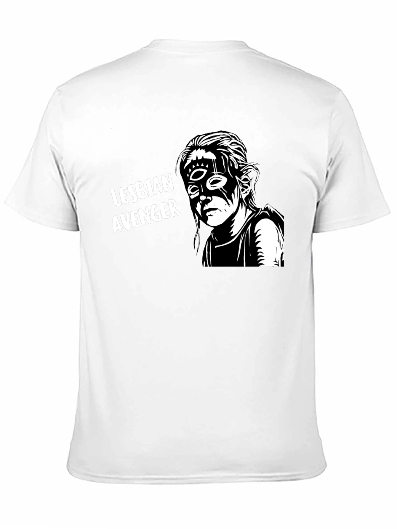 Lesbian Avenger Graphic Tee - Unisex Black Shirt