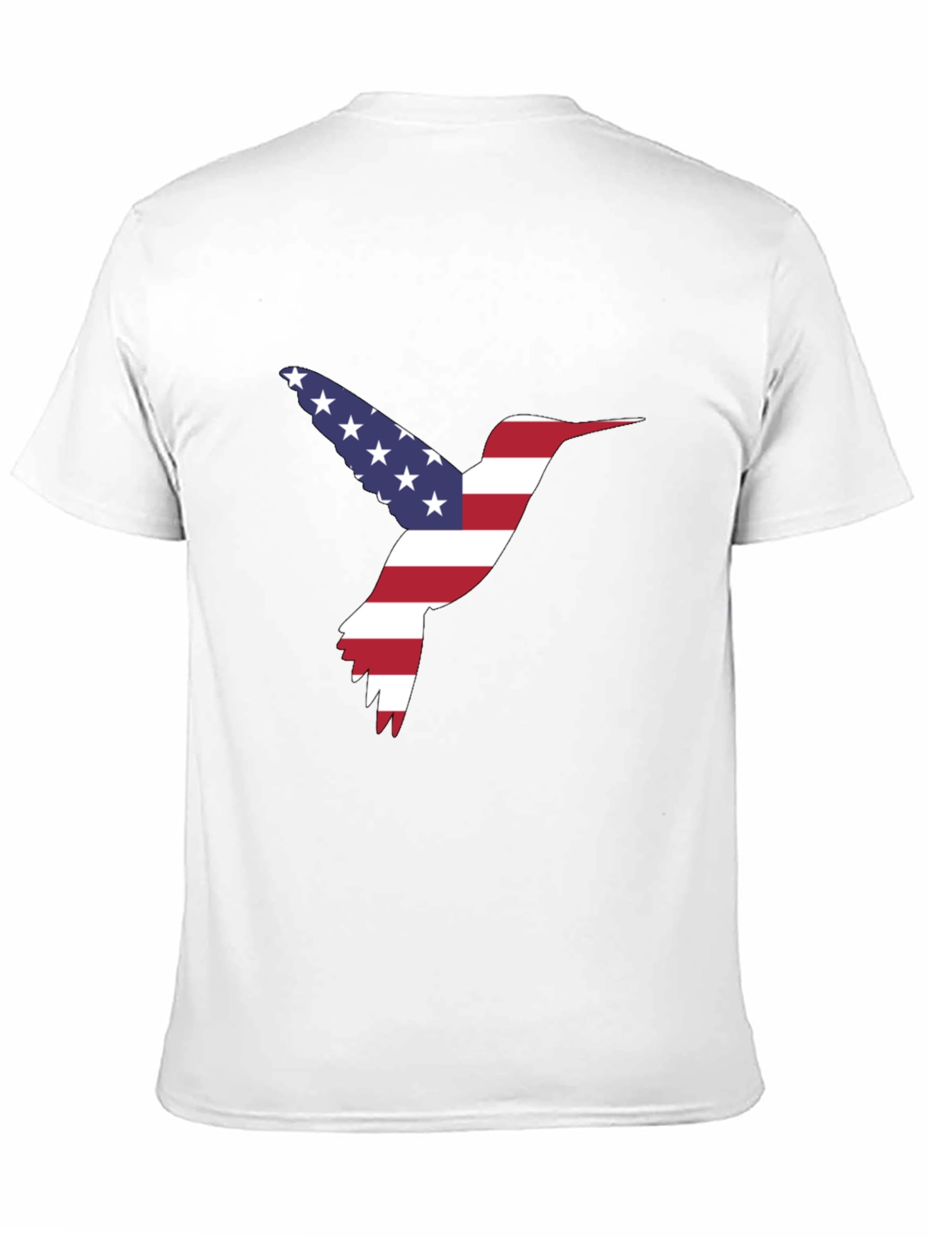 American Flag Hummingbird Graphic Tee