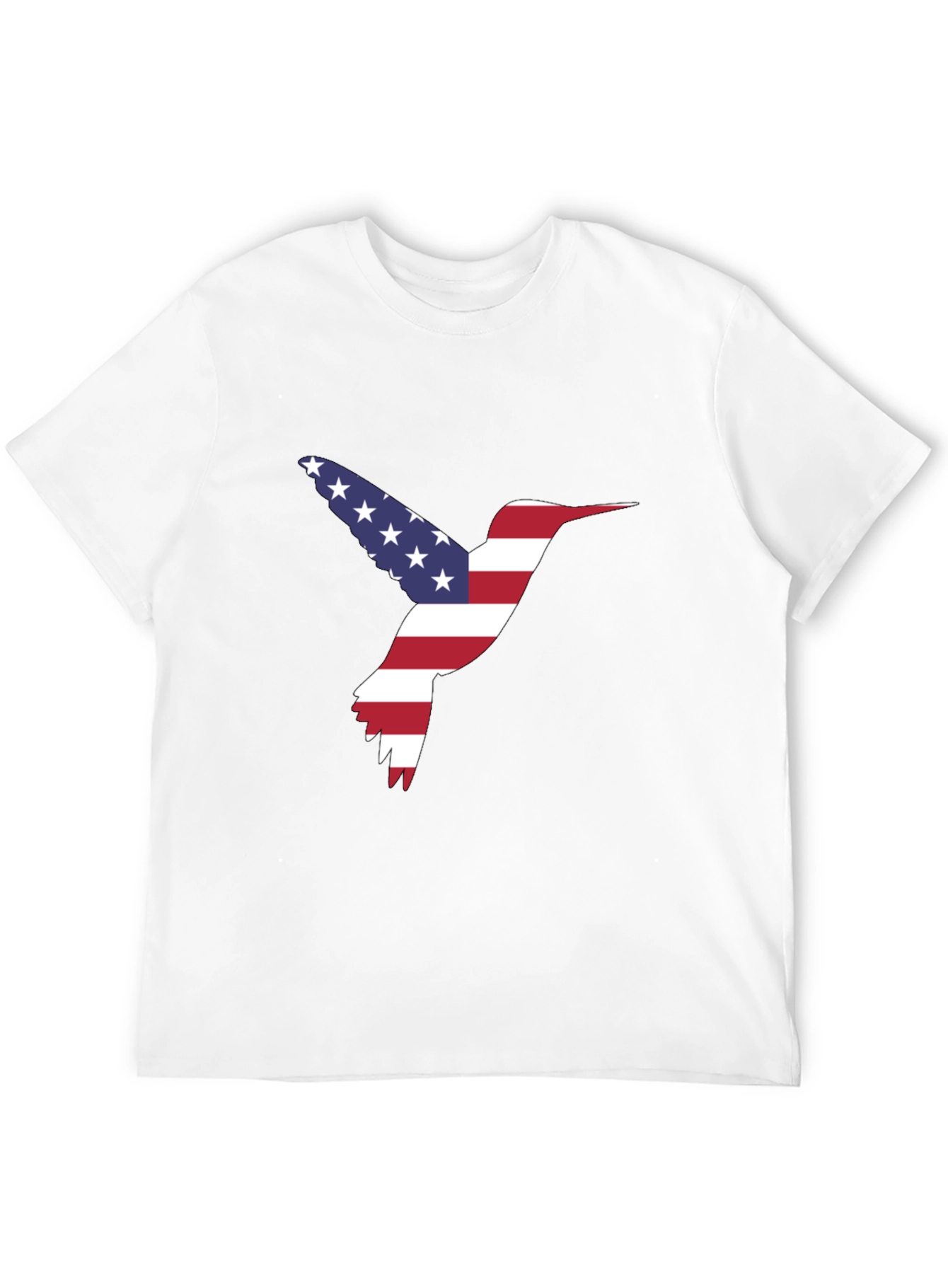 American Flag Hummingbird Graphic Tee