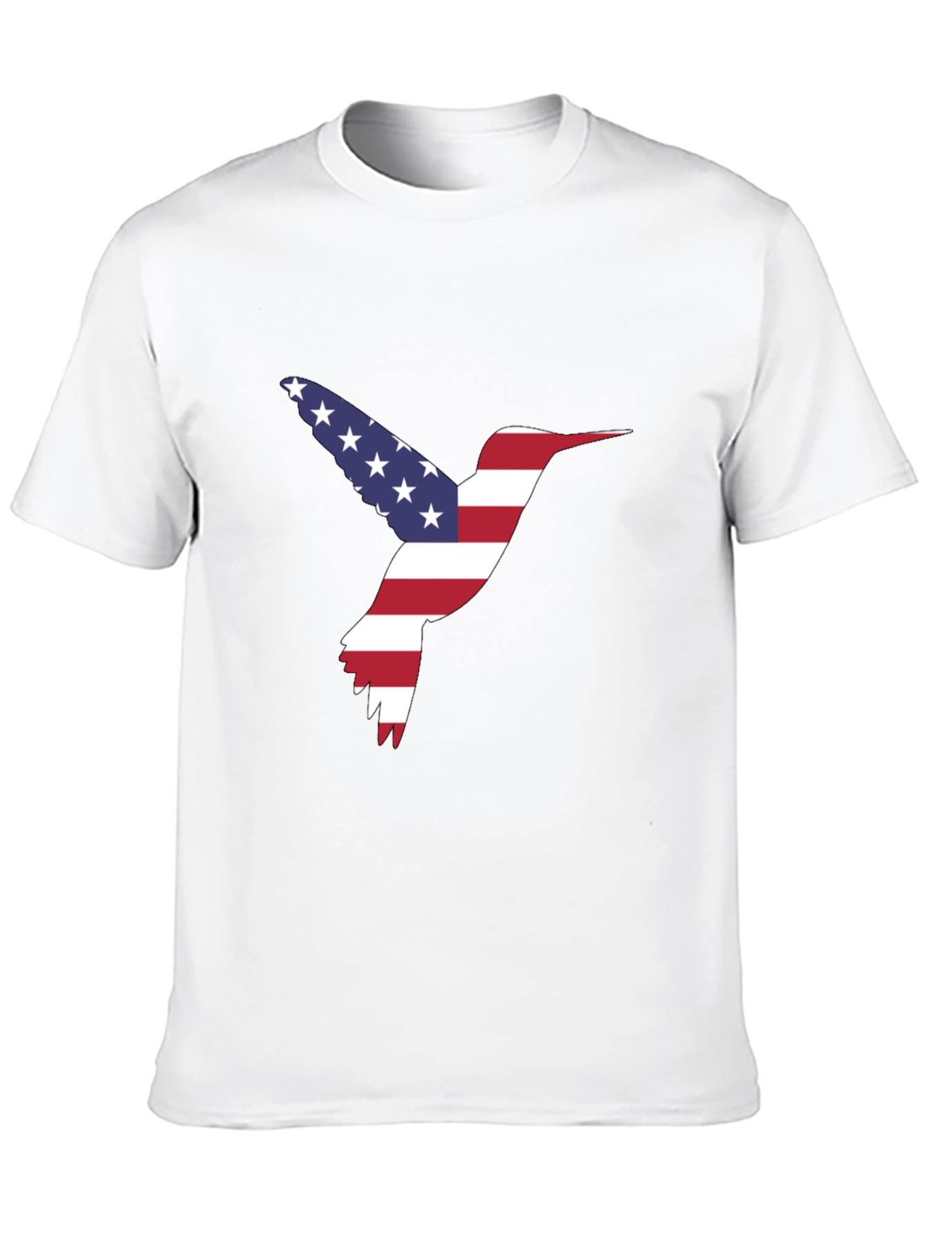 American Flag Hummingbird Graphic Tee