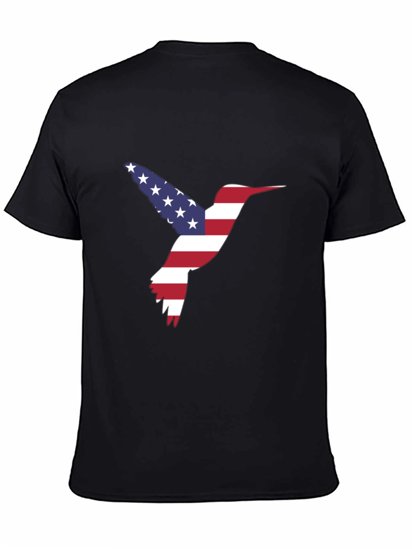 American Flag Hummingbird Graphic Tee