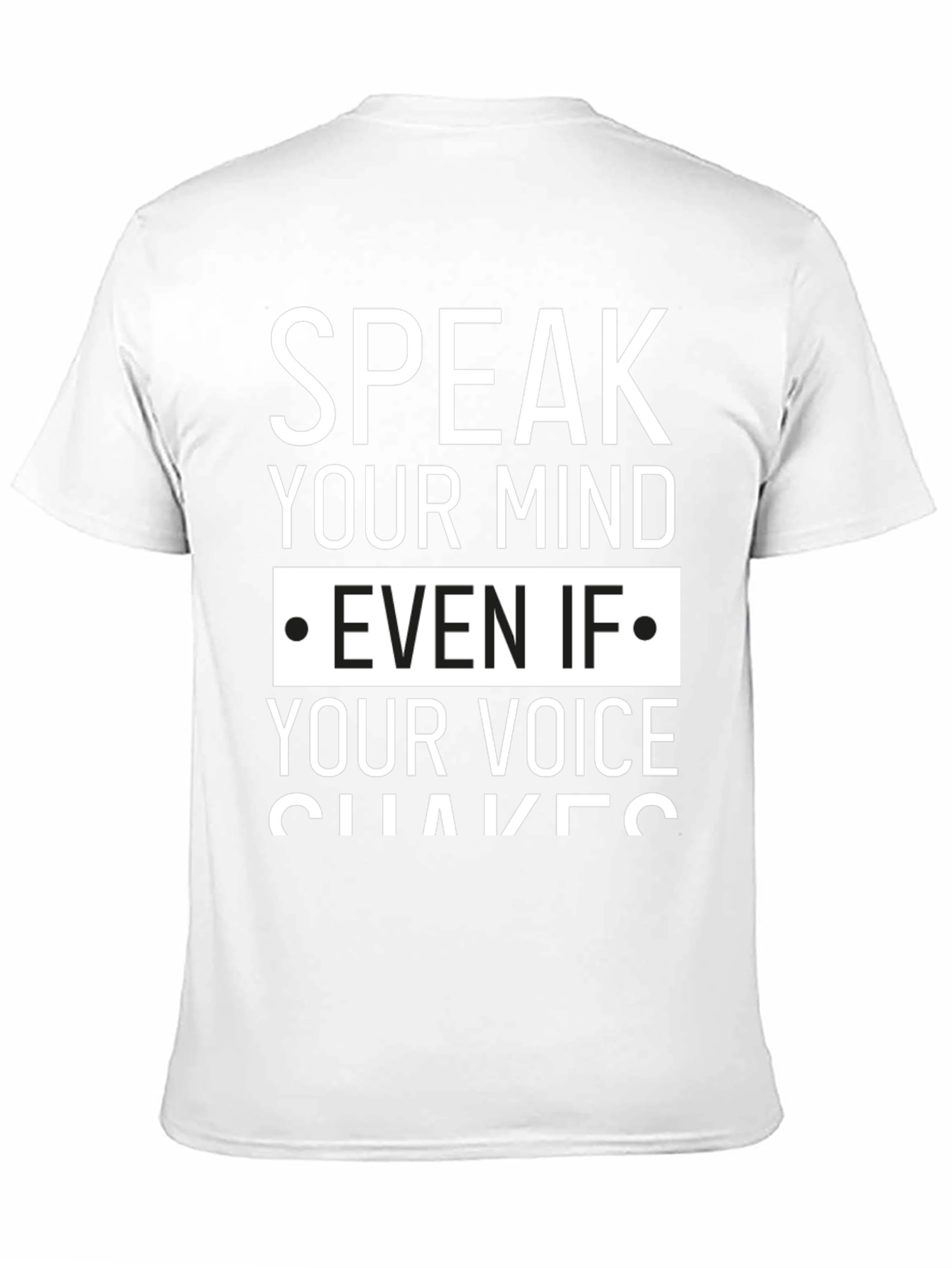 Speak Your Mind Graphic Tee - Empowering Message Shirt
