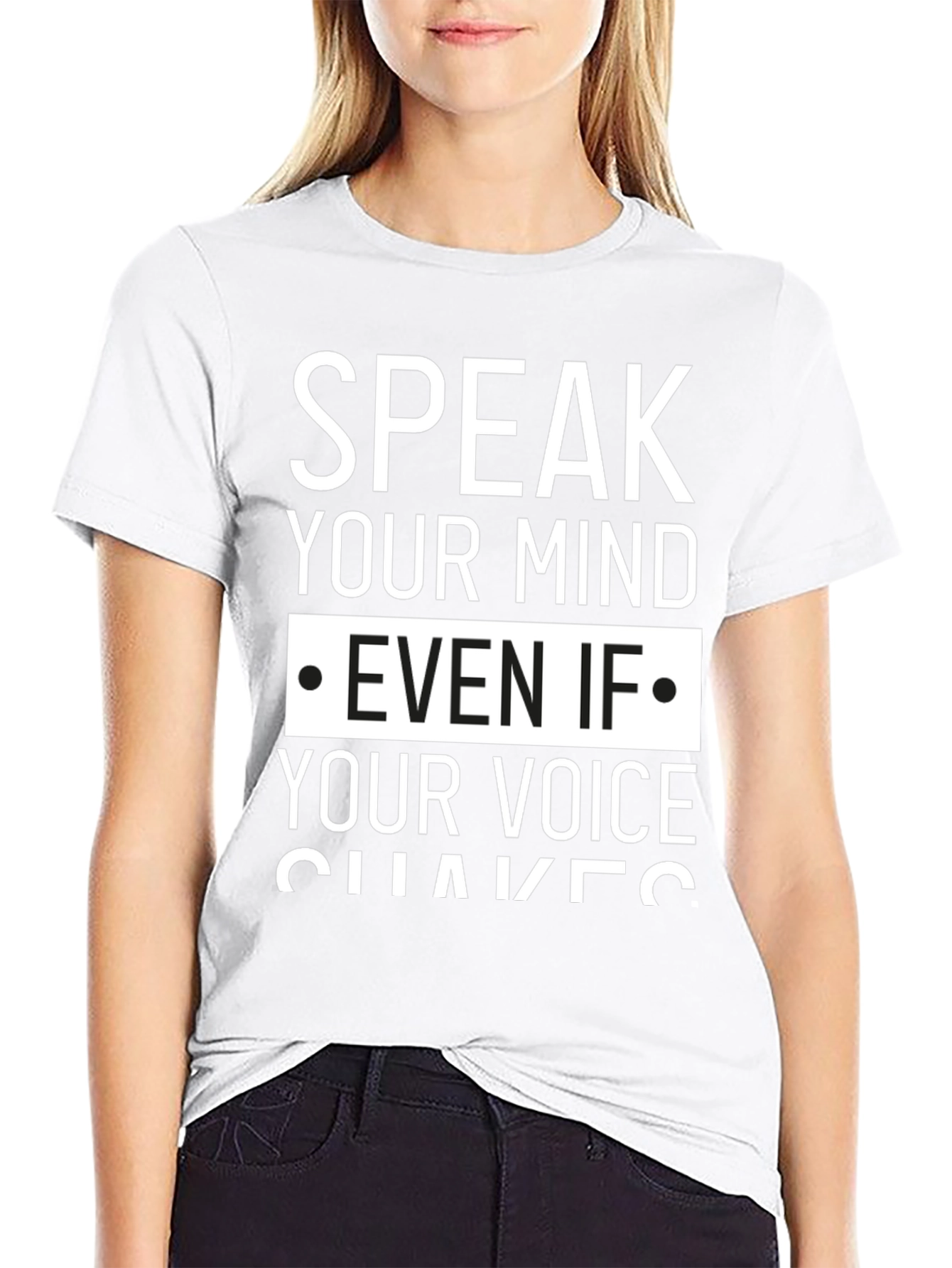 Speak Your Mind Graphic Tee - Empowering Message Shirt