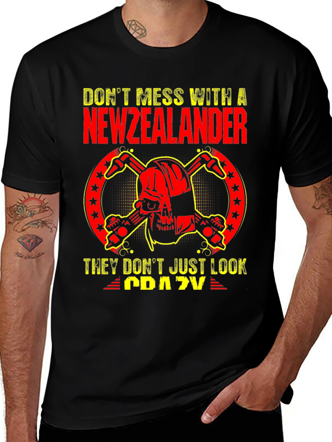 New Zealander Graphic Tee - Crazy Edition