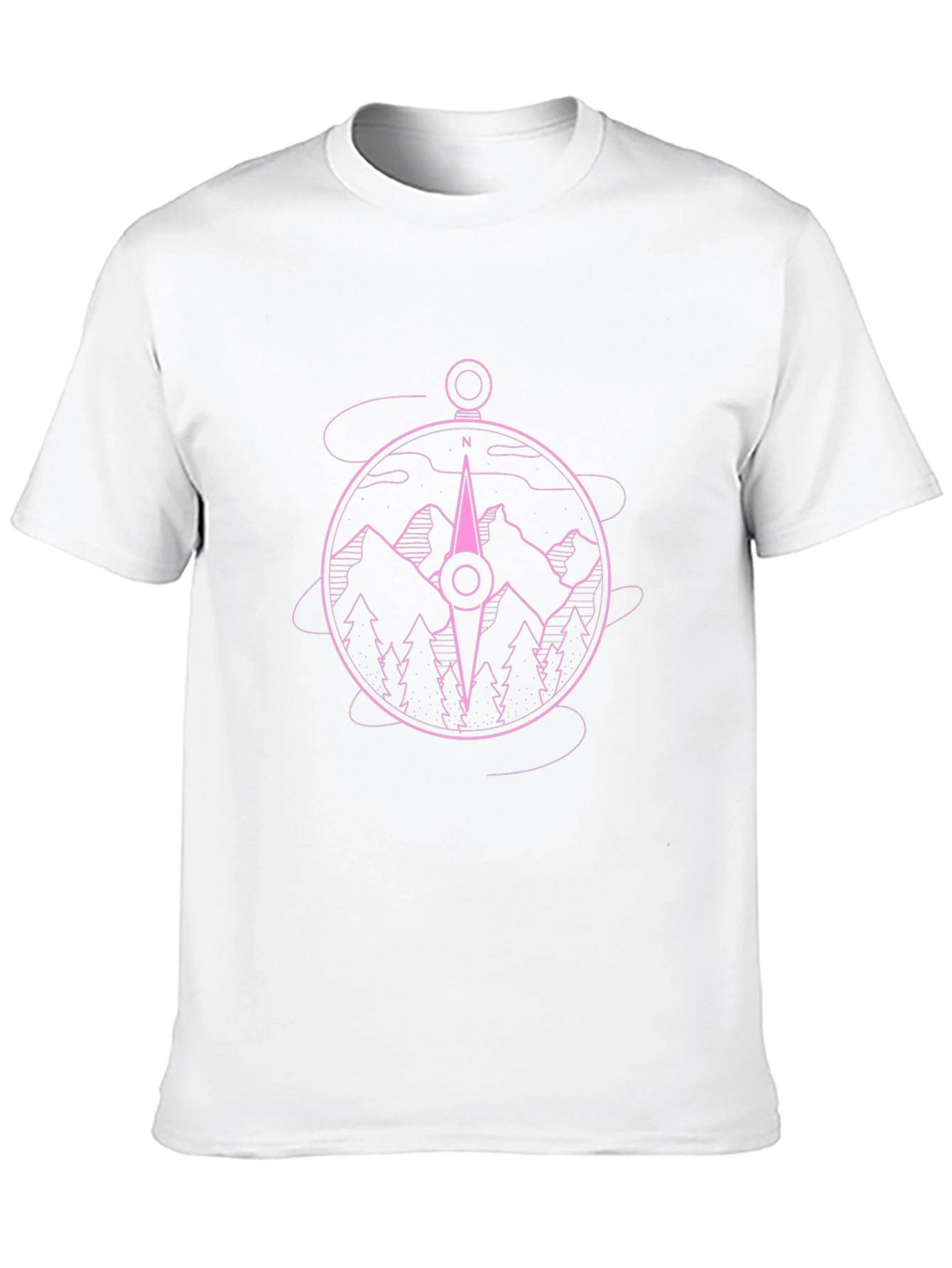 Compass Mountain Graphic T-Shirt
