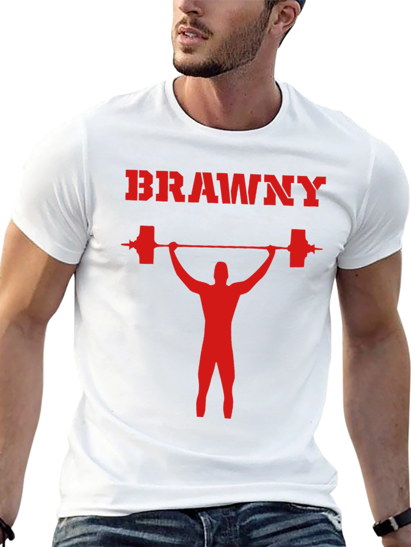 BRAWNY Weightlifting T-Shirt - Black Gym Tee