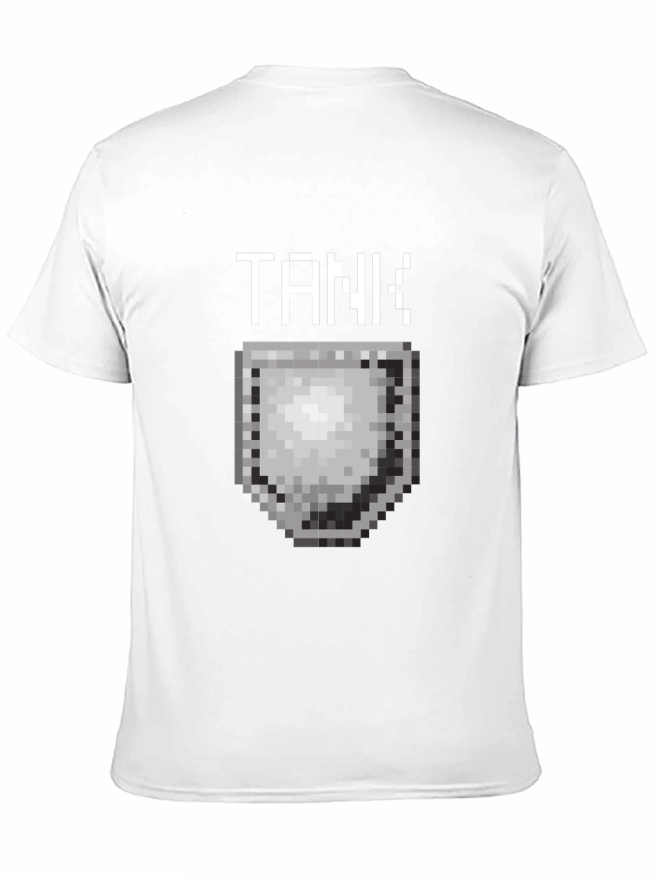 Tank Pixel Art Black T-Shirt