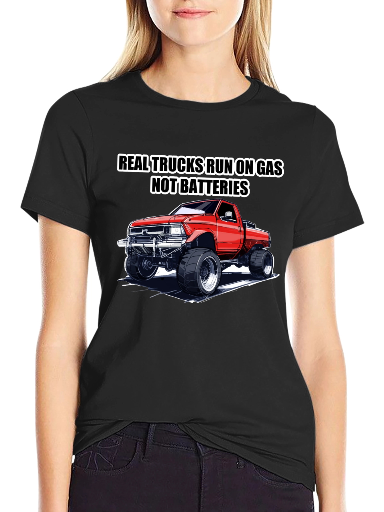 Real Trucks Run on Gas T-Shirt