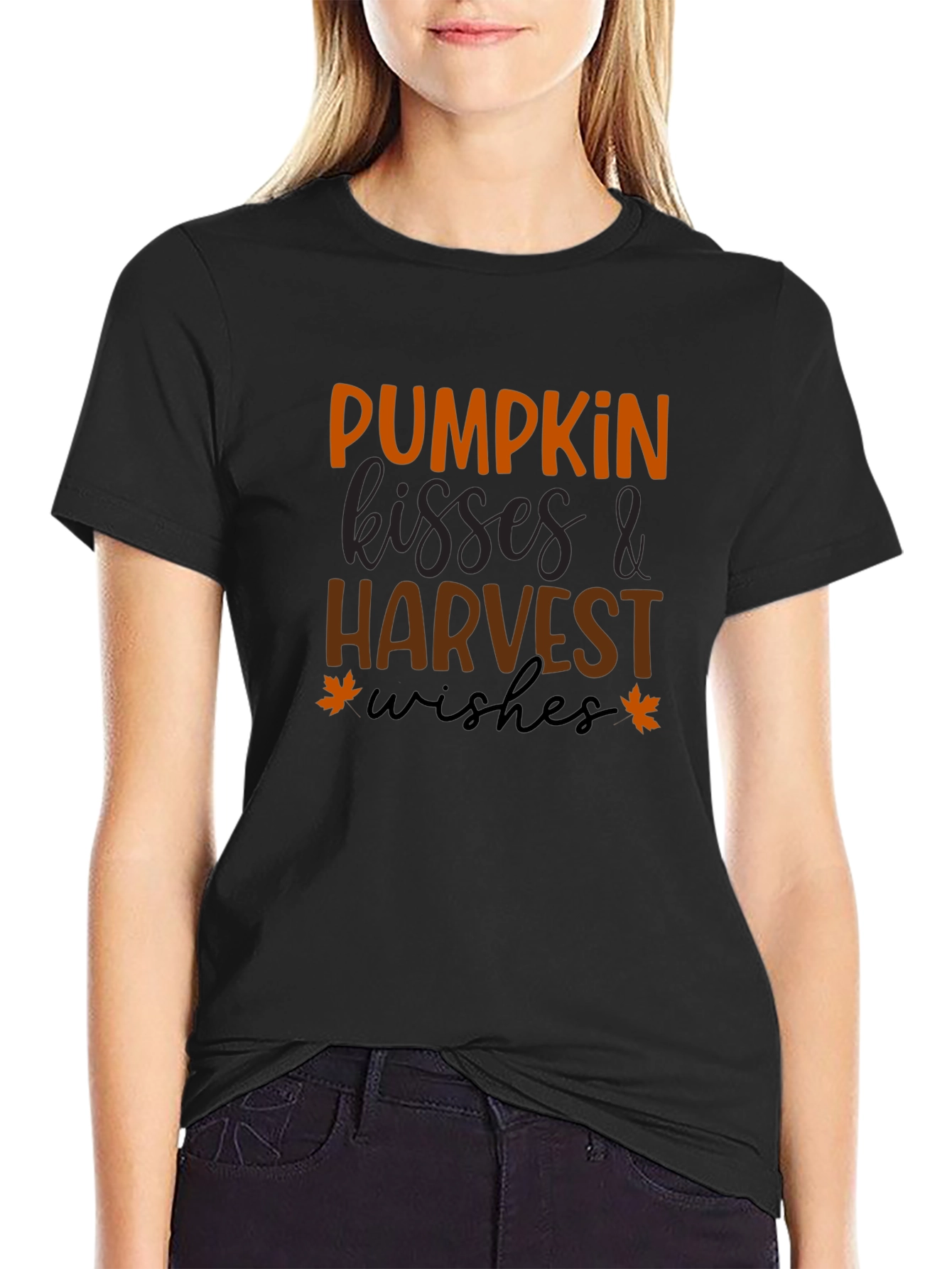 Pumpkin Harvest Wishes Graphic Tee