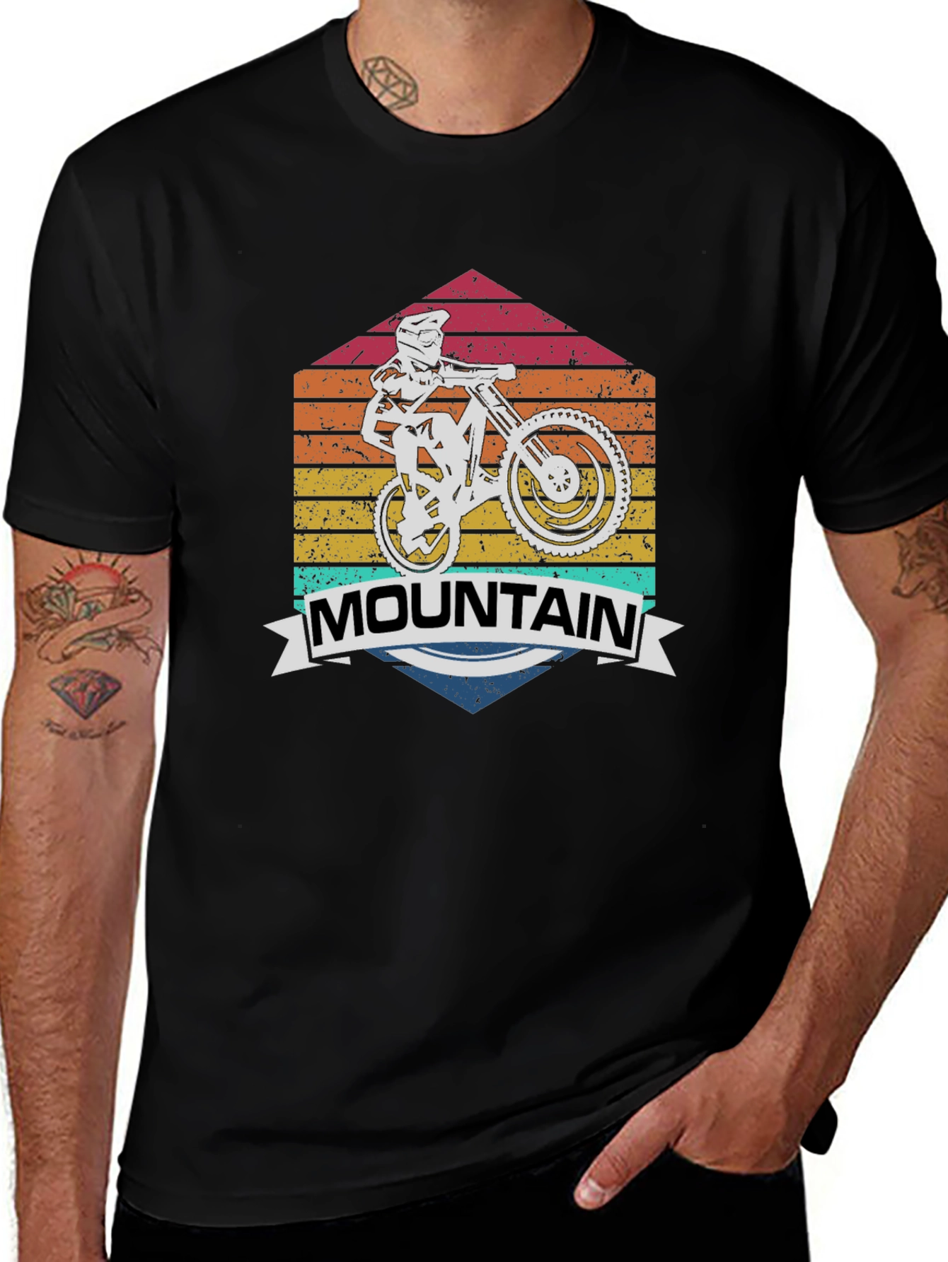 Mountain Biker Graphic T-Shirt