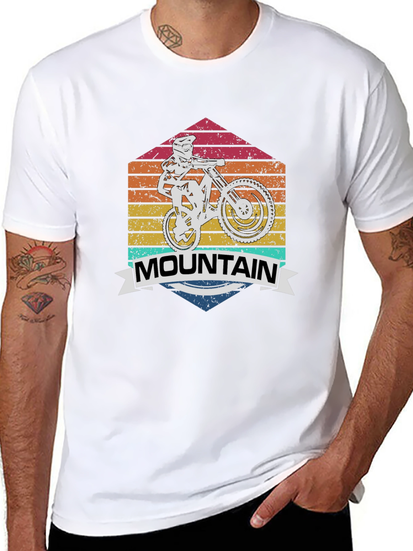 Mountain Biker Graphic T-Shirt