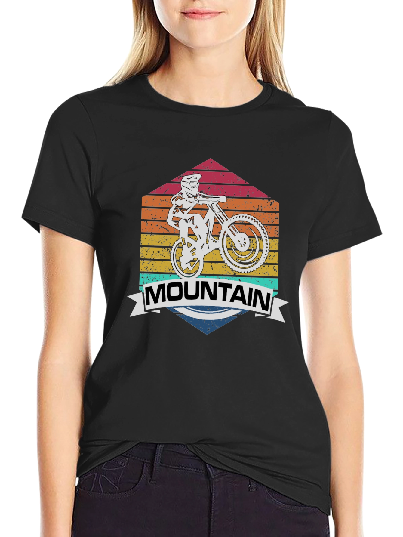 Mountain Biker Graphic T-Shirt