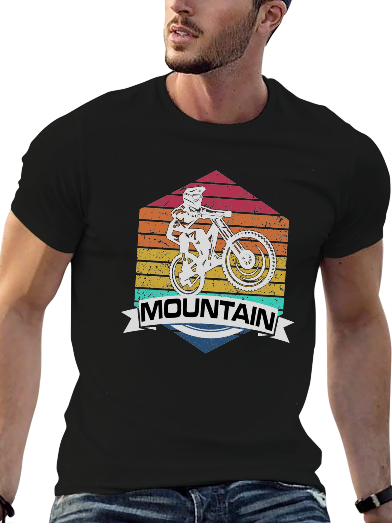 Mountain Biker Graphic T-Shirt