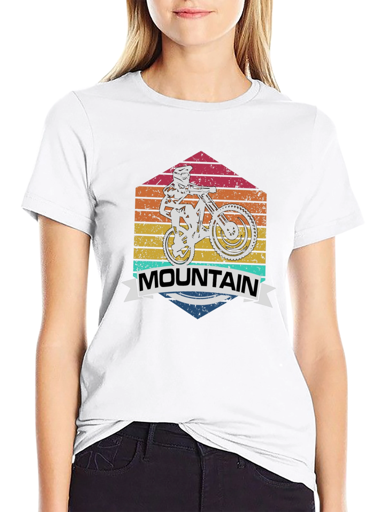 Mountain Biker Graphic T-Shirt