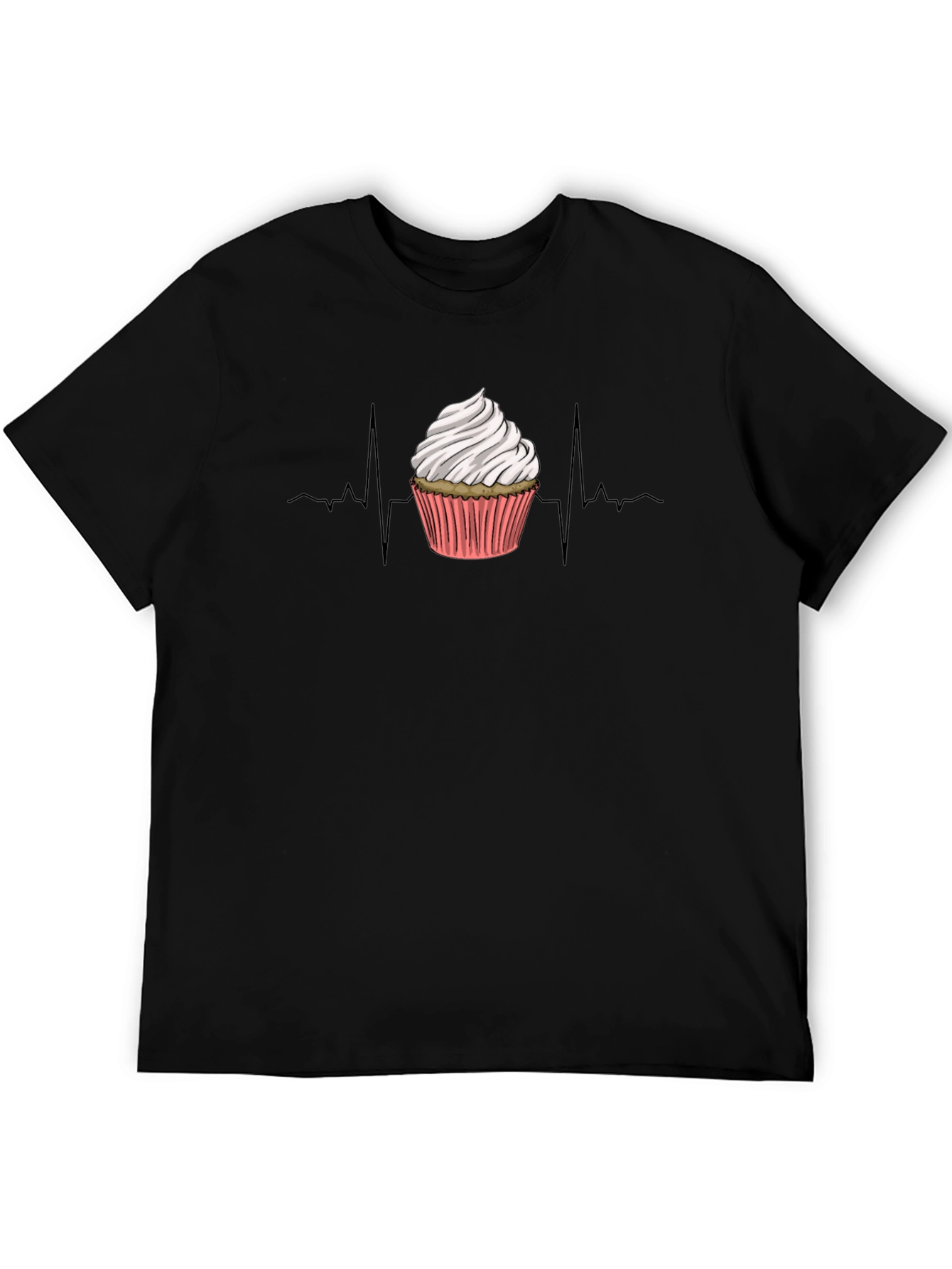 Cupcake Heartbeat Graphic Tee