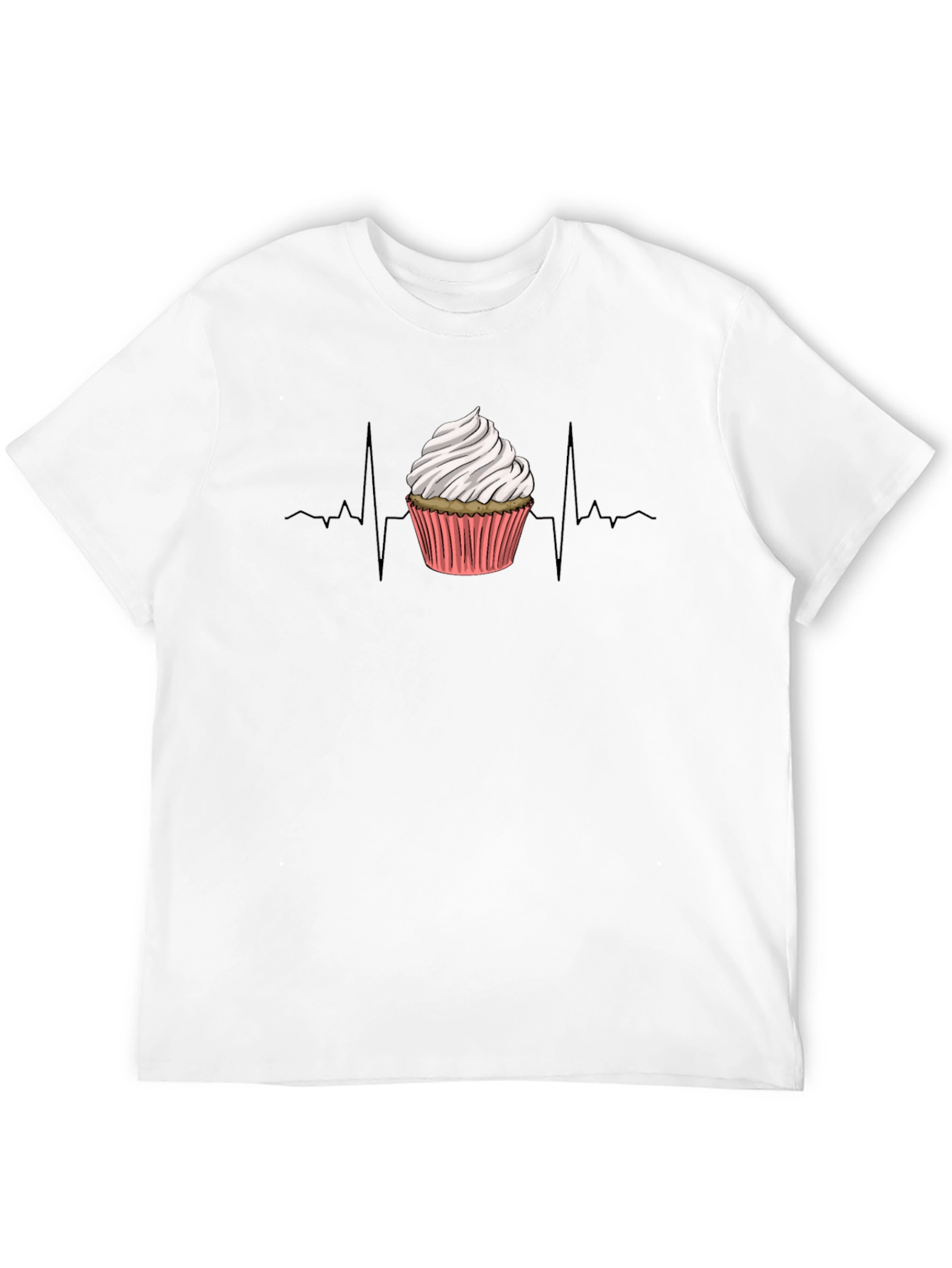 Cupcake Heartbeat Graphic Tee
