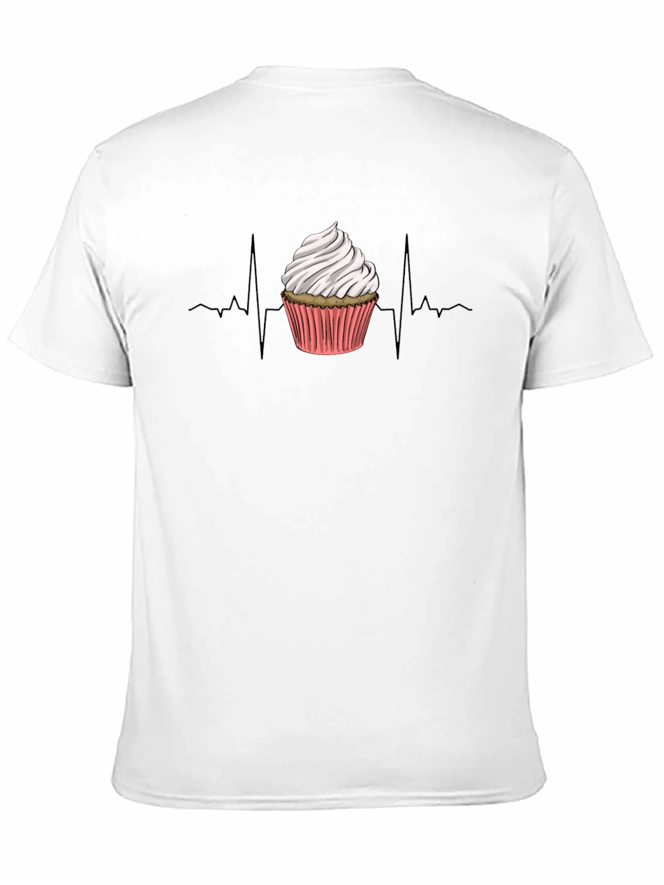 Cupcake Heartbeat Graphic Tee