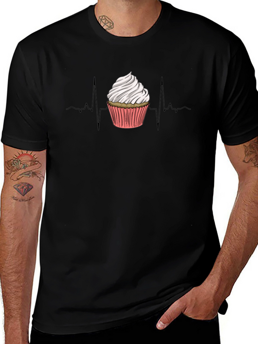 Cupcake Heartbeat Graphic Tee