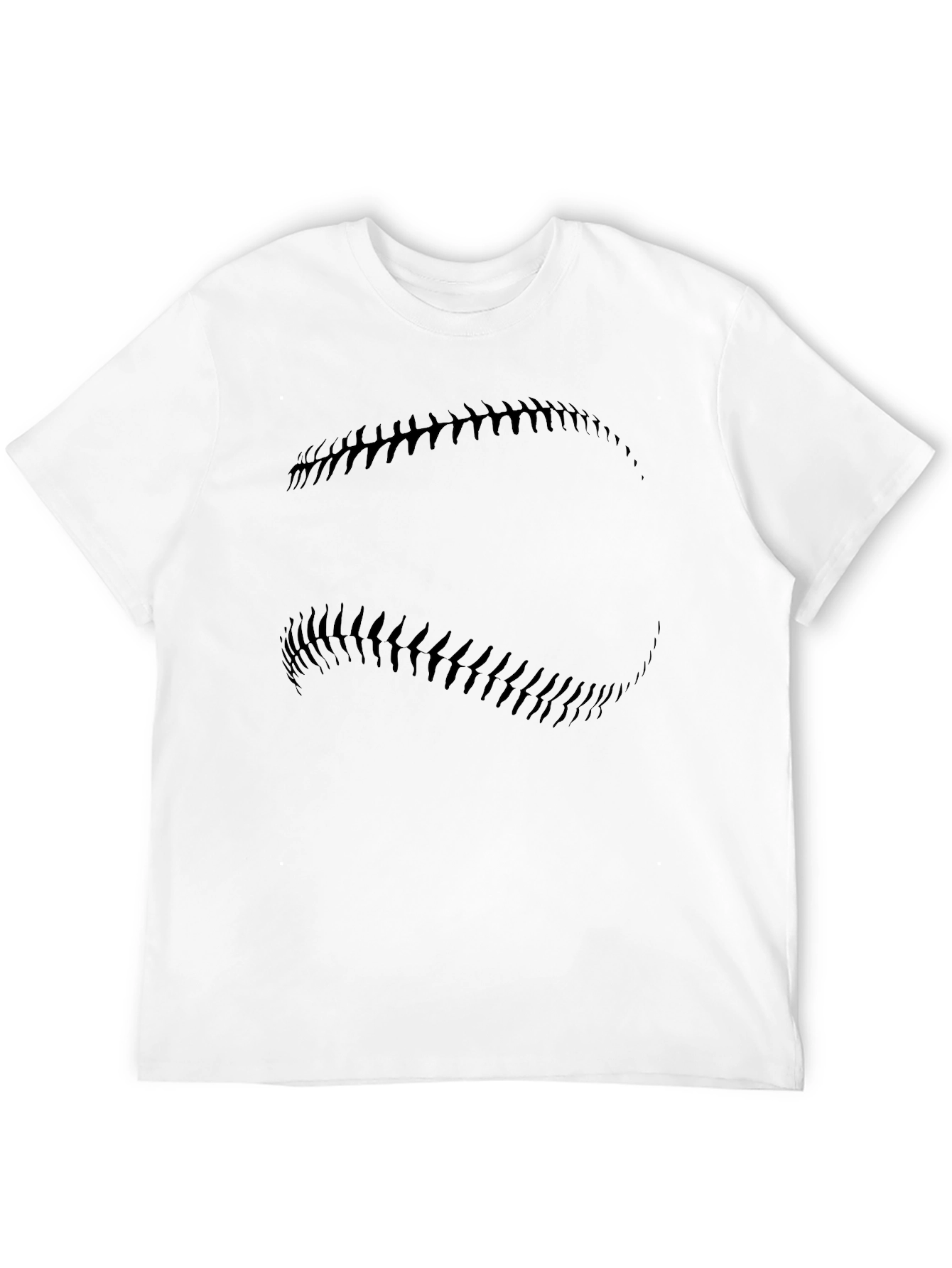 Baseball Graphic Black T-Shirt