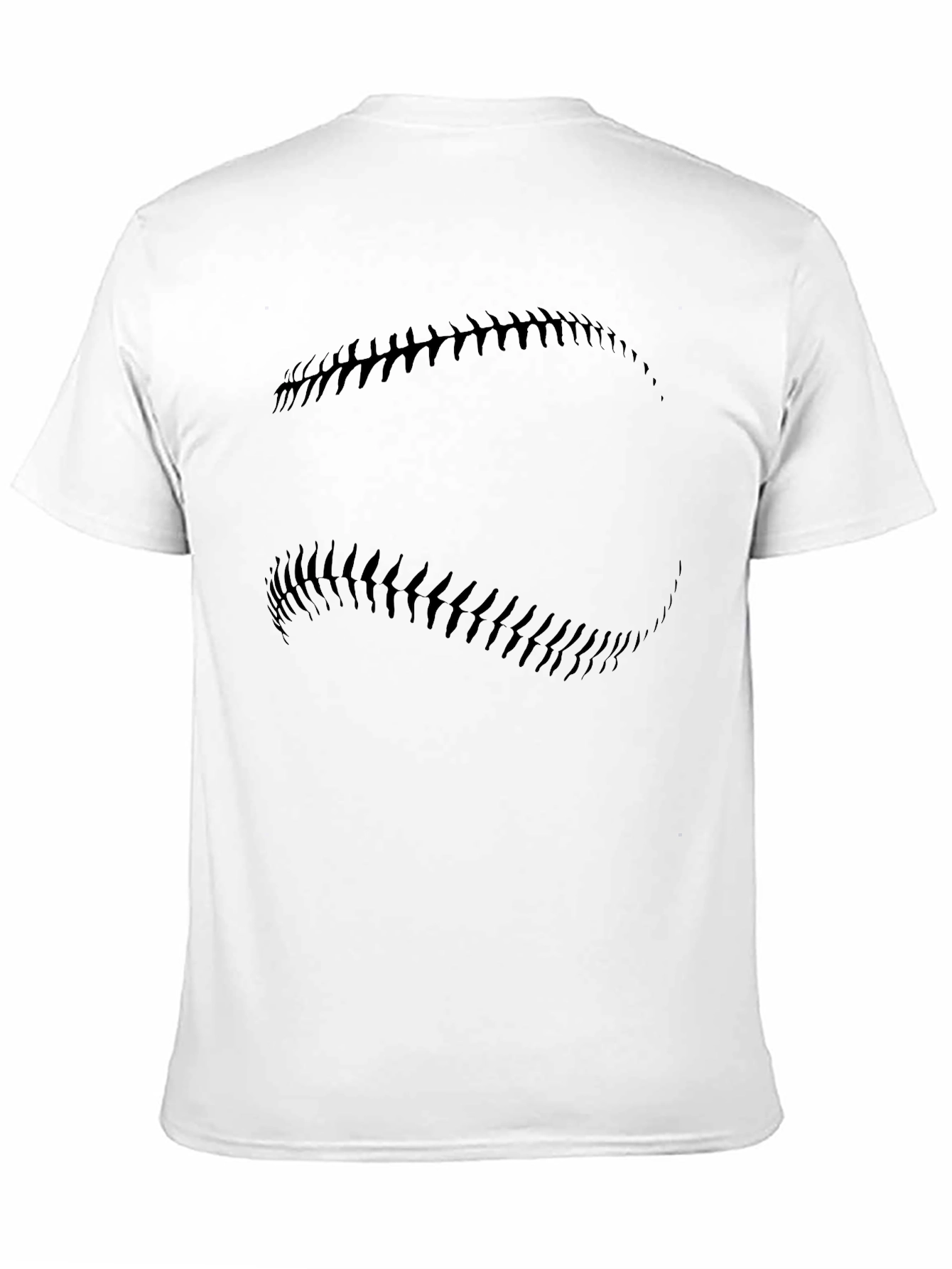 Baseball Graphic Black T-Shirt