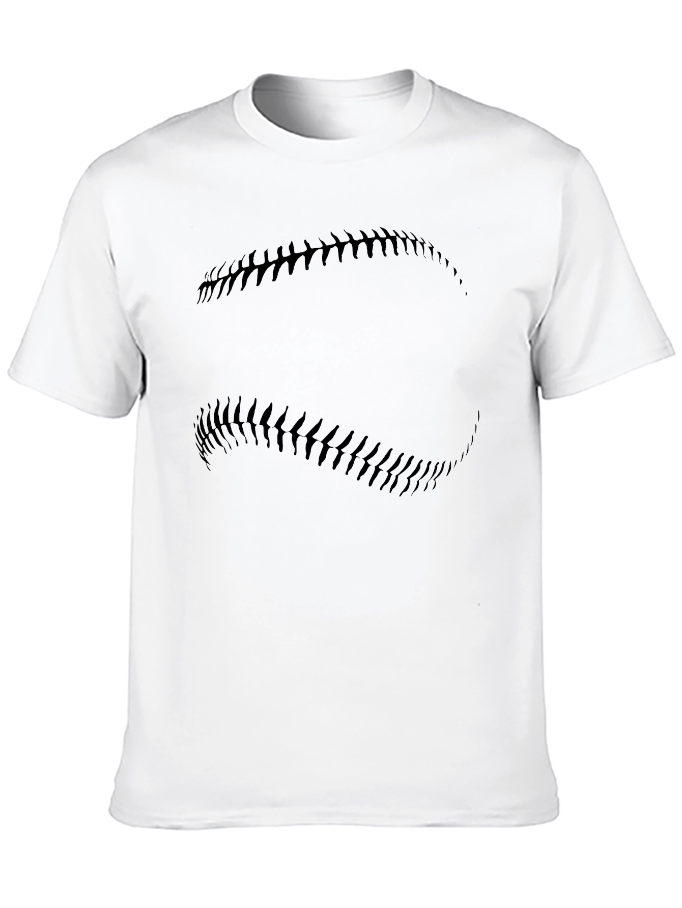 Baseball Graphic Black T-Shirt