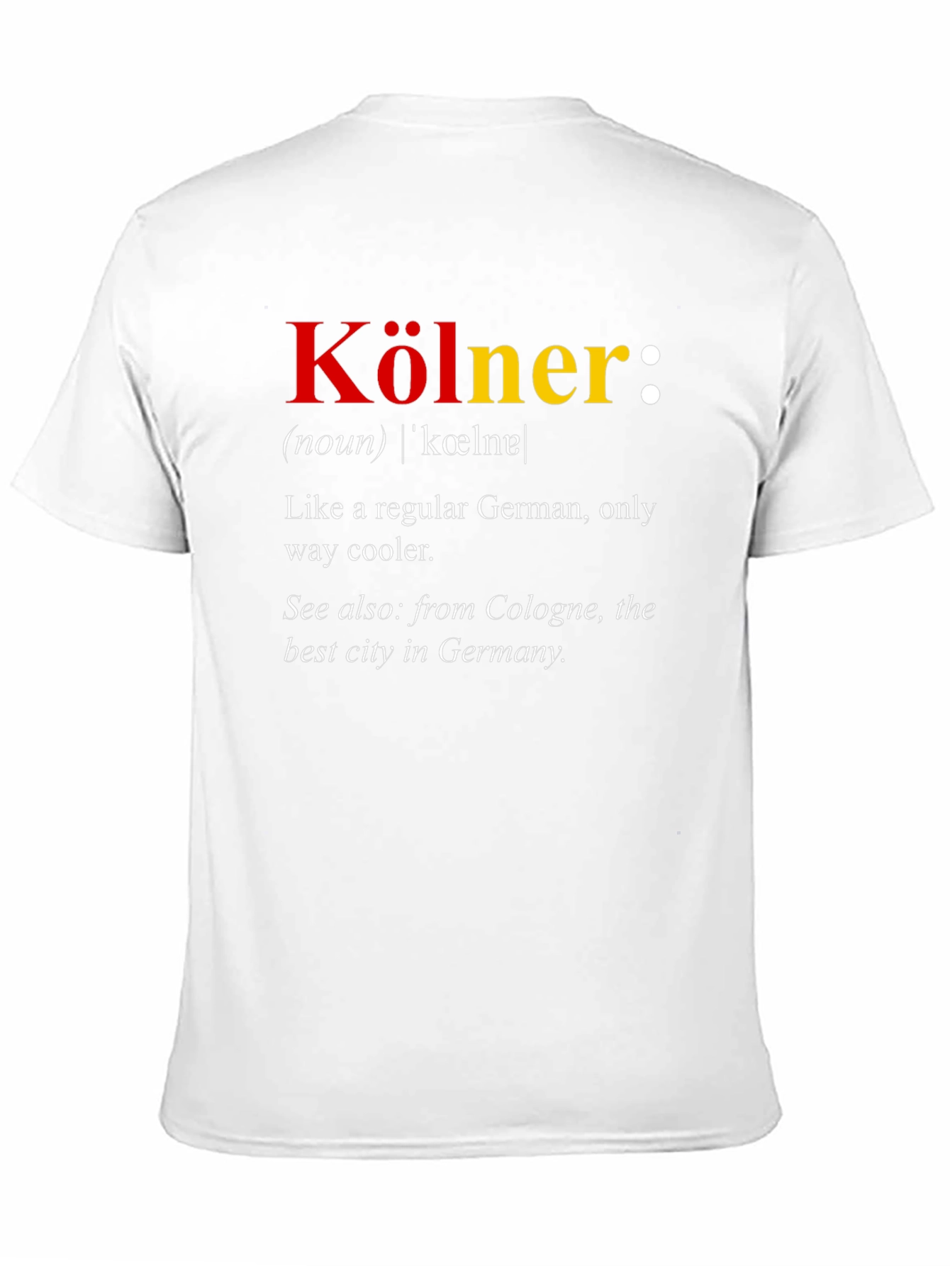 Köln Definition T-Shirt - Cool Cologne German Tee