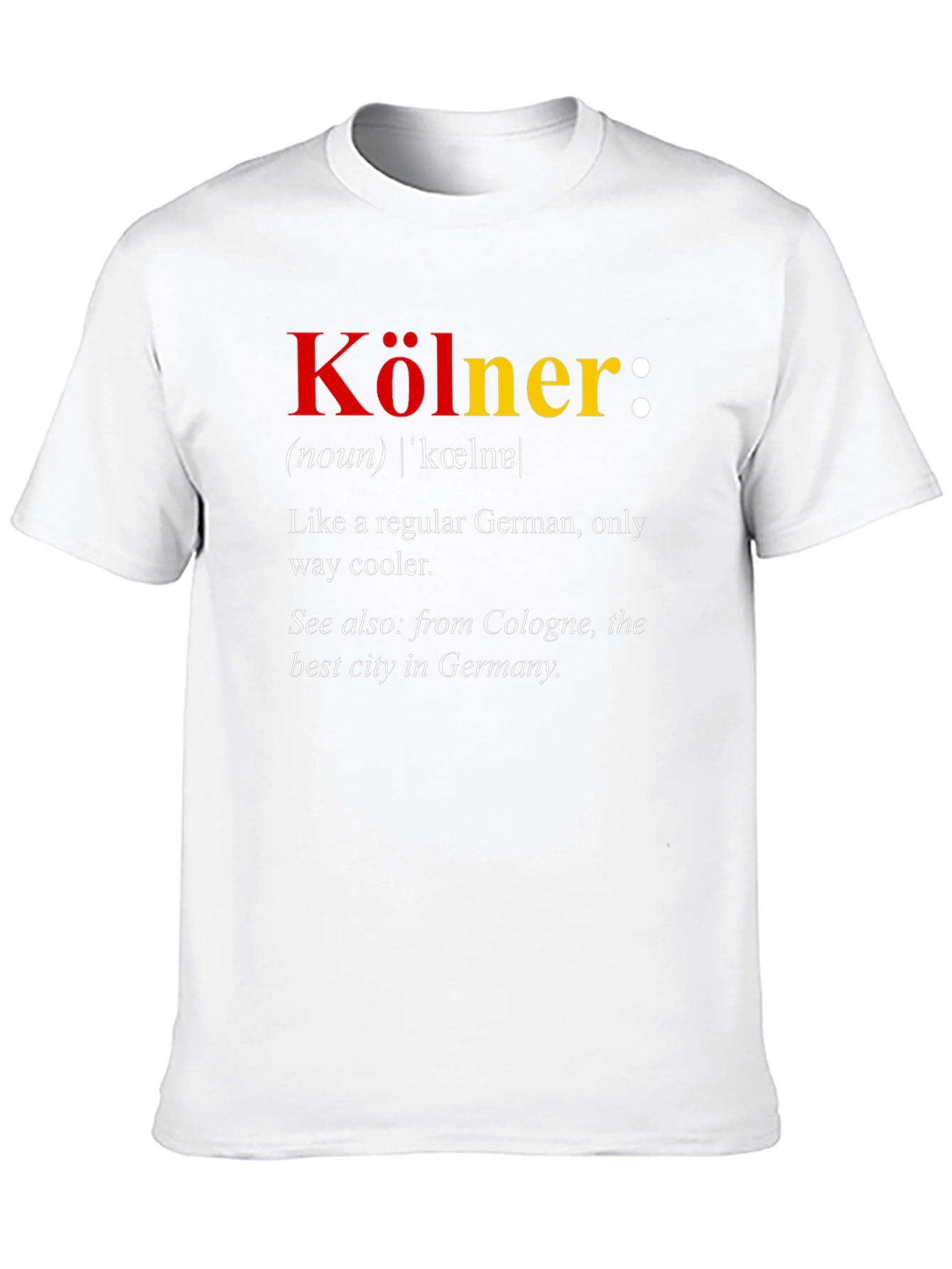 Köln Definition T-Shirt - Cool Cologne German Tee