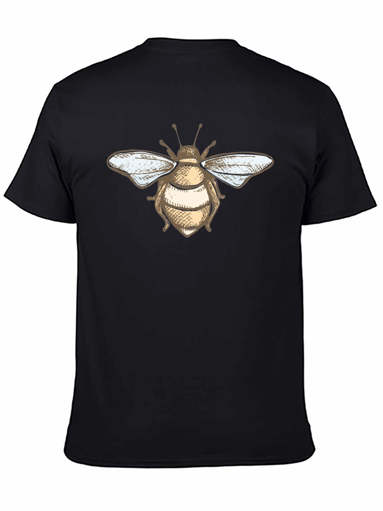 Bee Graphic Black T-Shirt